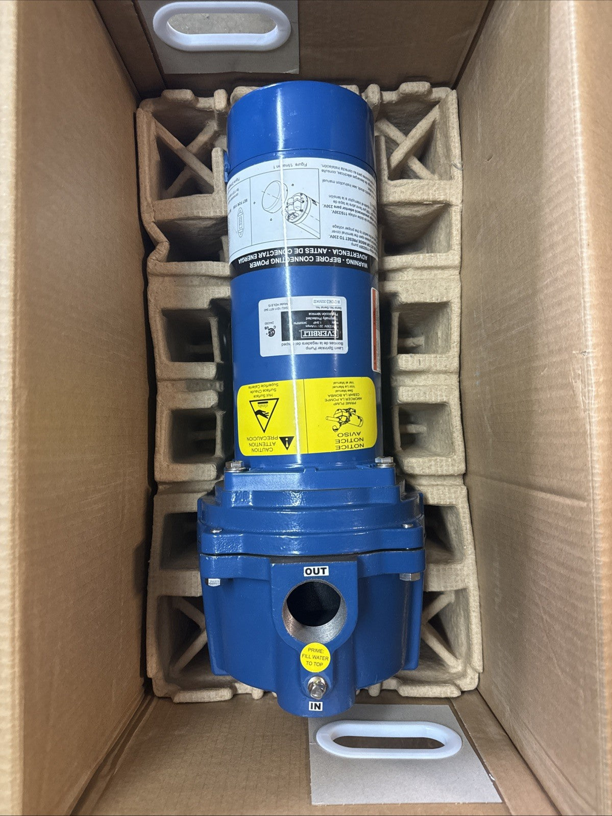 Everbilt 1-1/2 HP Cast Iron Lawn Irrigation Pump Sprinkler Pump NEW Open Box