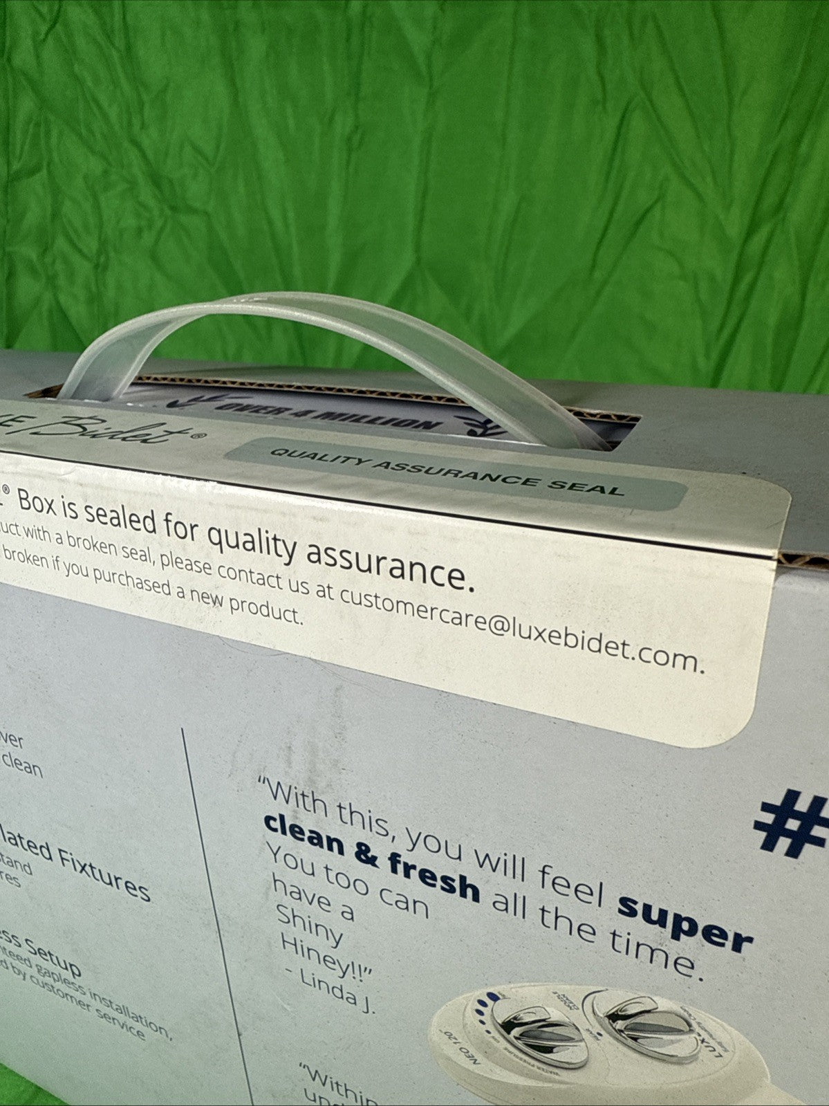 LUXE Bidet NEO 120 - Self-Cleaning Nozzle, Fresh Water Non-Electric Bidet