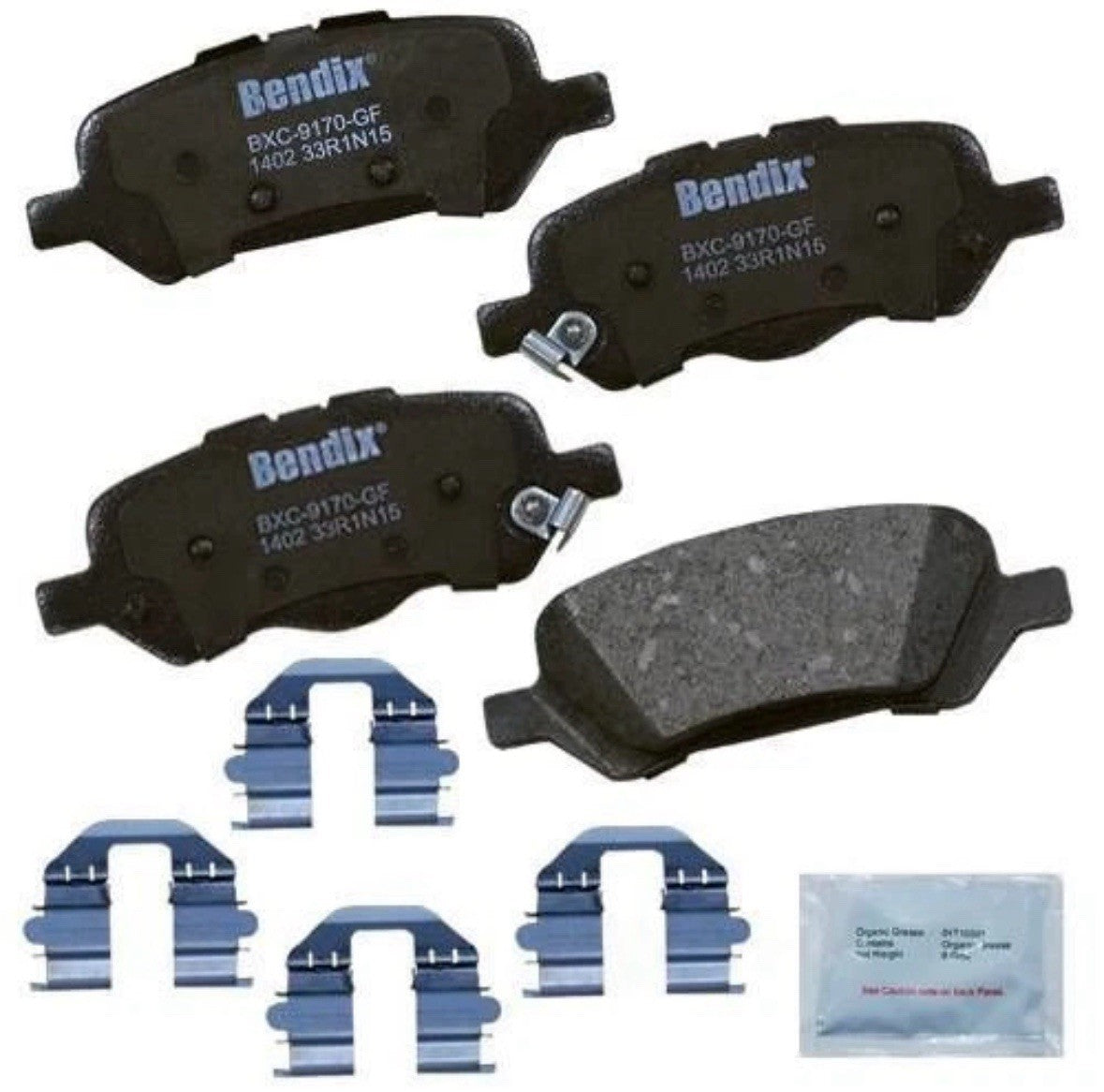 Disc Brake Pad Set-Priority One Ceramic BPR Bendix fits 09-16 Toyota Venza
