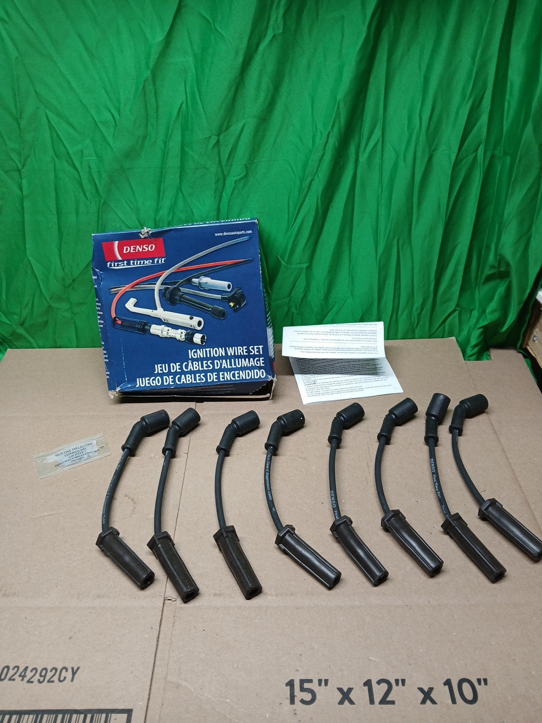 Spark Plug Wire Set-GAS DENSO 671-8063 NEW OPEN BOX