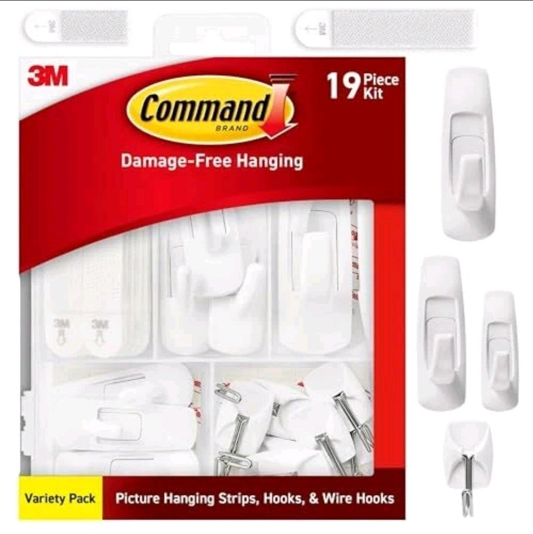 Command Variety Pack Picture Hanging Strips and Hooks for Damage Free Hanging