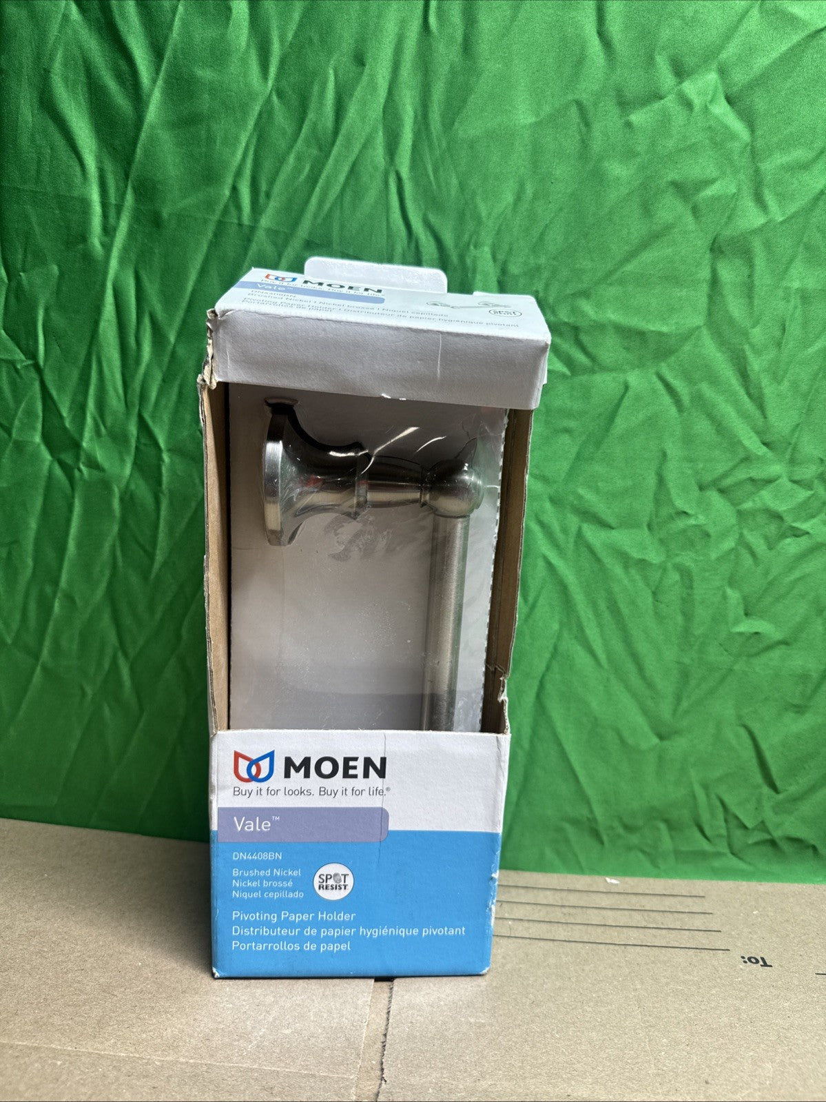 Moen DN4408BN Vale Pivoting Toilet Paper Holder in Brushed Nickel