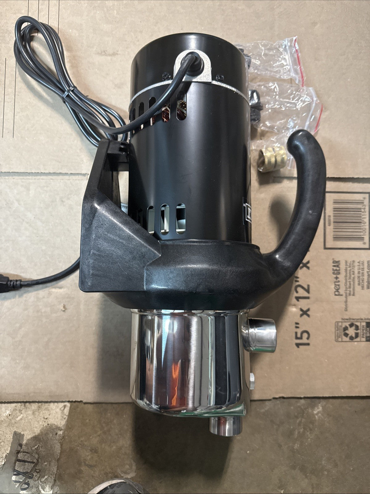 EVERBILT HD60SS 1 HP Stainless Steel Portable Lawn Irrigation Pump NEW OPEN BOX