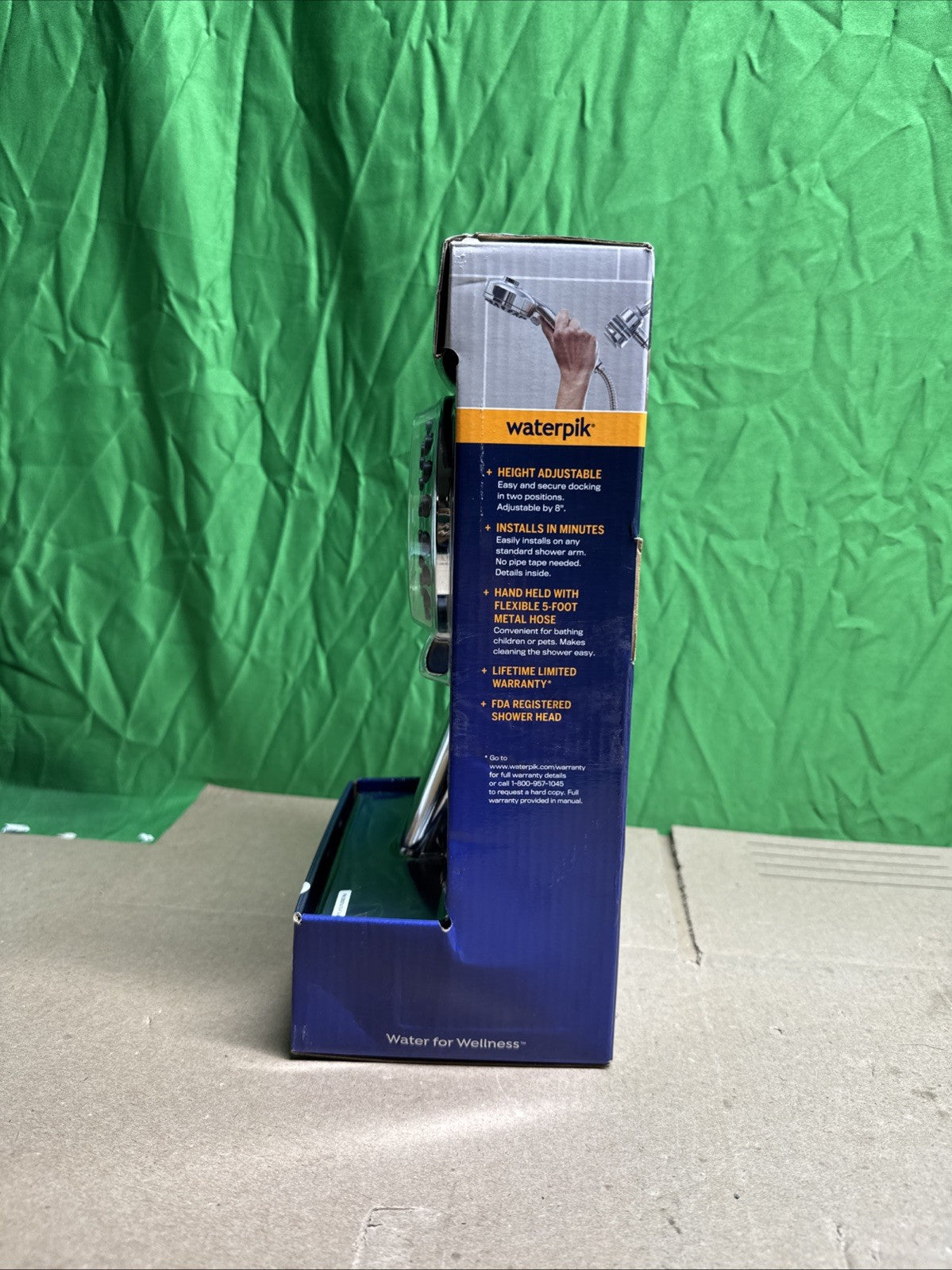 NOB Dualdock Multi-height 7spray wallmount handheld showerhead