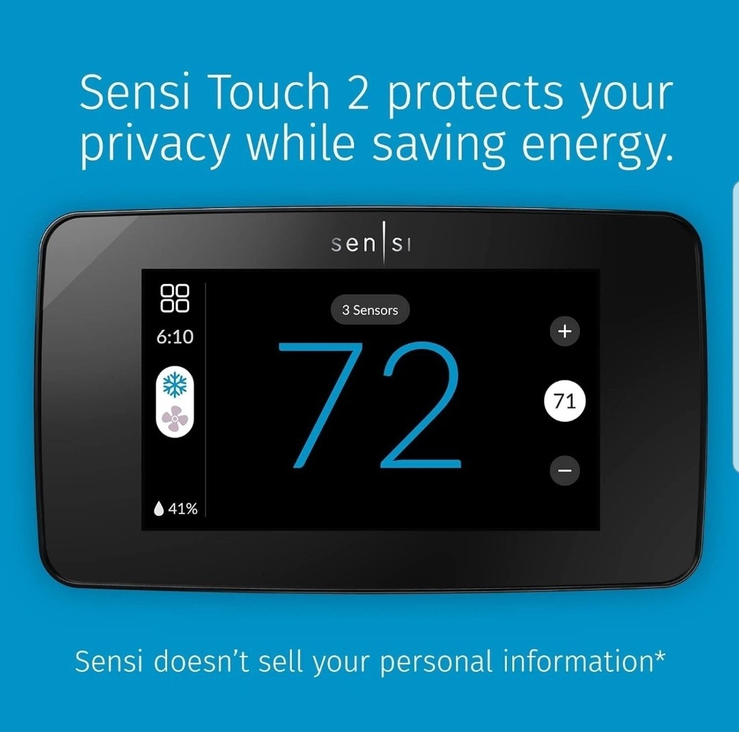 Sensi Touch 2 Smart Thermostat with Touchscreen Color Display ST76 New Open Box