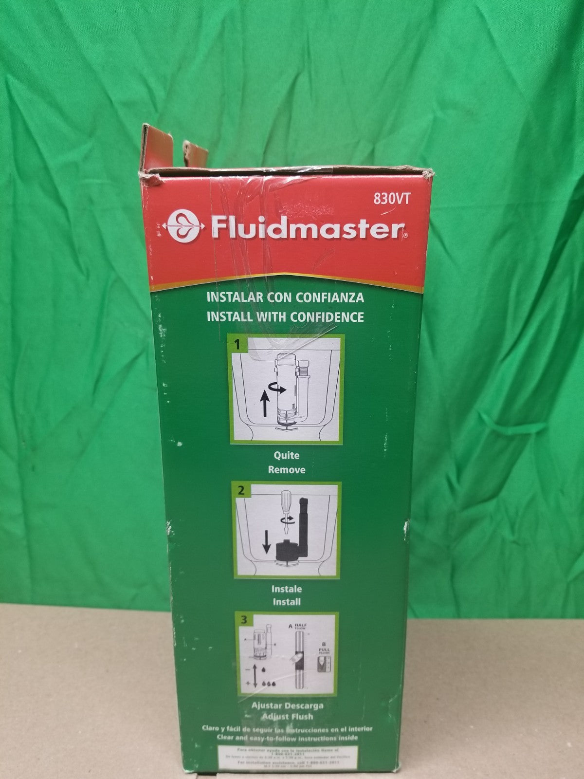Fluidmaster Replacement 3 in. Dual Flush Valve for Toilets (1-Piece) OPEN BOX