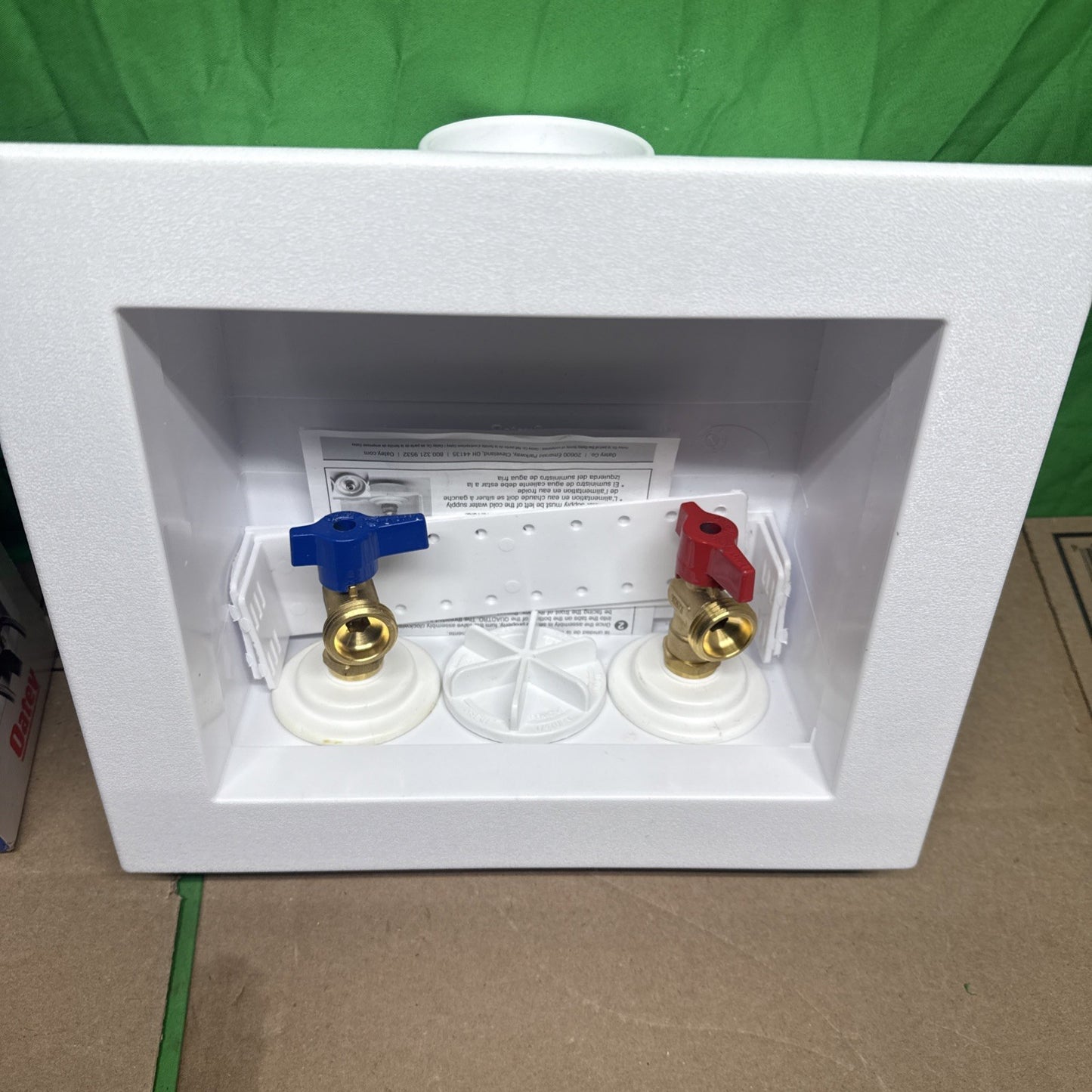 "Washing Machine Outlet Box'' Oatey Quadtro 4 Options Model 38529 NOB "COMPLETE"