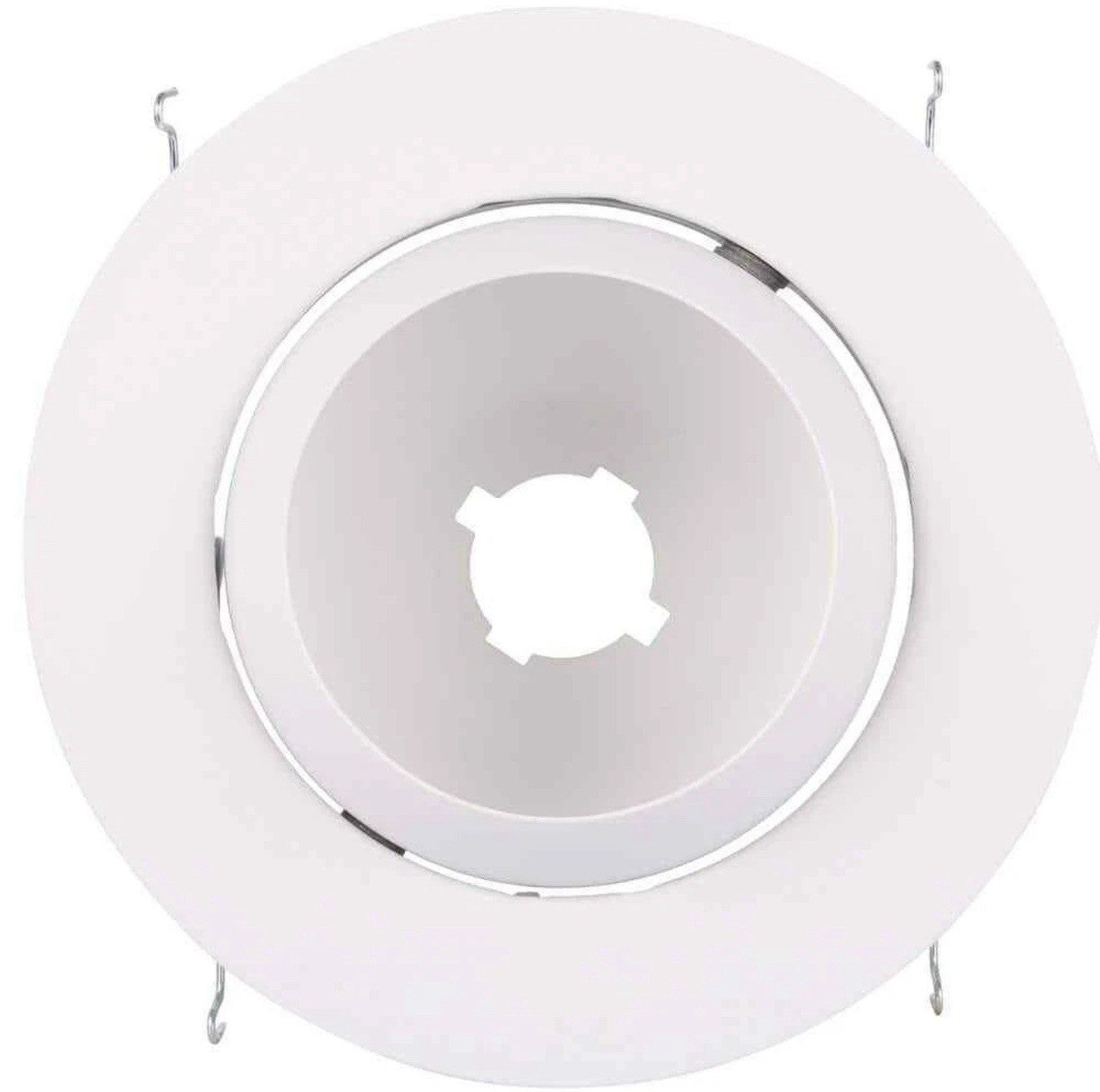 HALO 6" White Recessed Ceiling Light Trim with Adjustable Eyeball 6PK TRIM ONLY