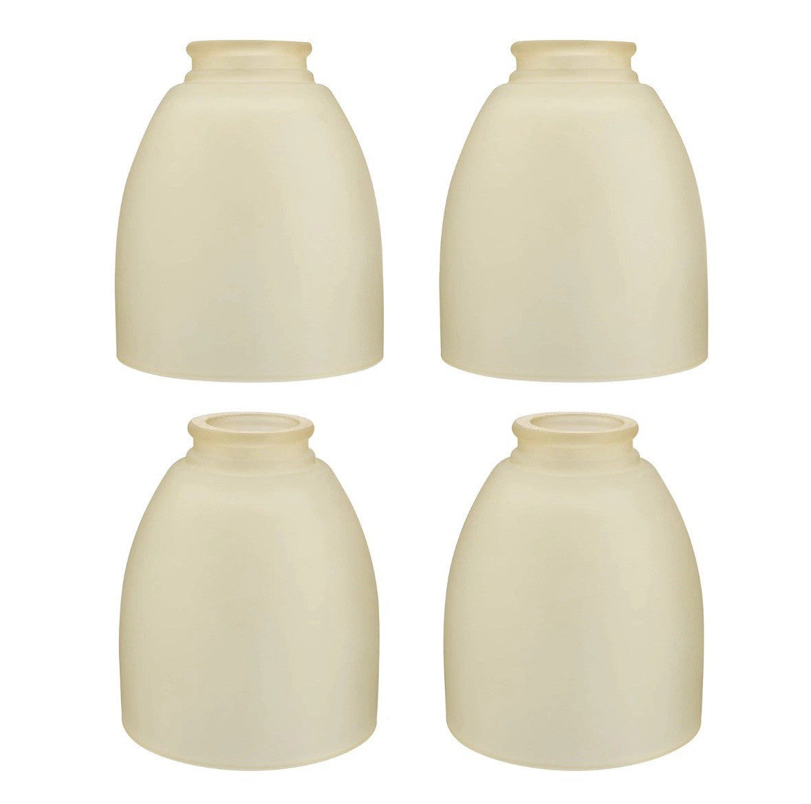 23170-4 Contemporary Amber Ceiling Fan Replacement Glass Shade, 2-1/8" Fitter...