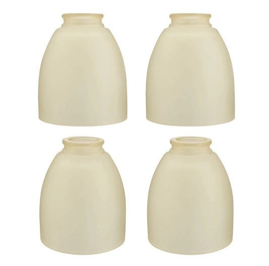 23170-4 Contemporary Amber Ceiling Fan Replacement Glass Shade, 2-1/8" Fitter...