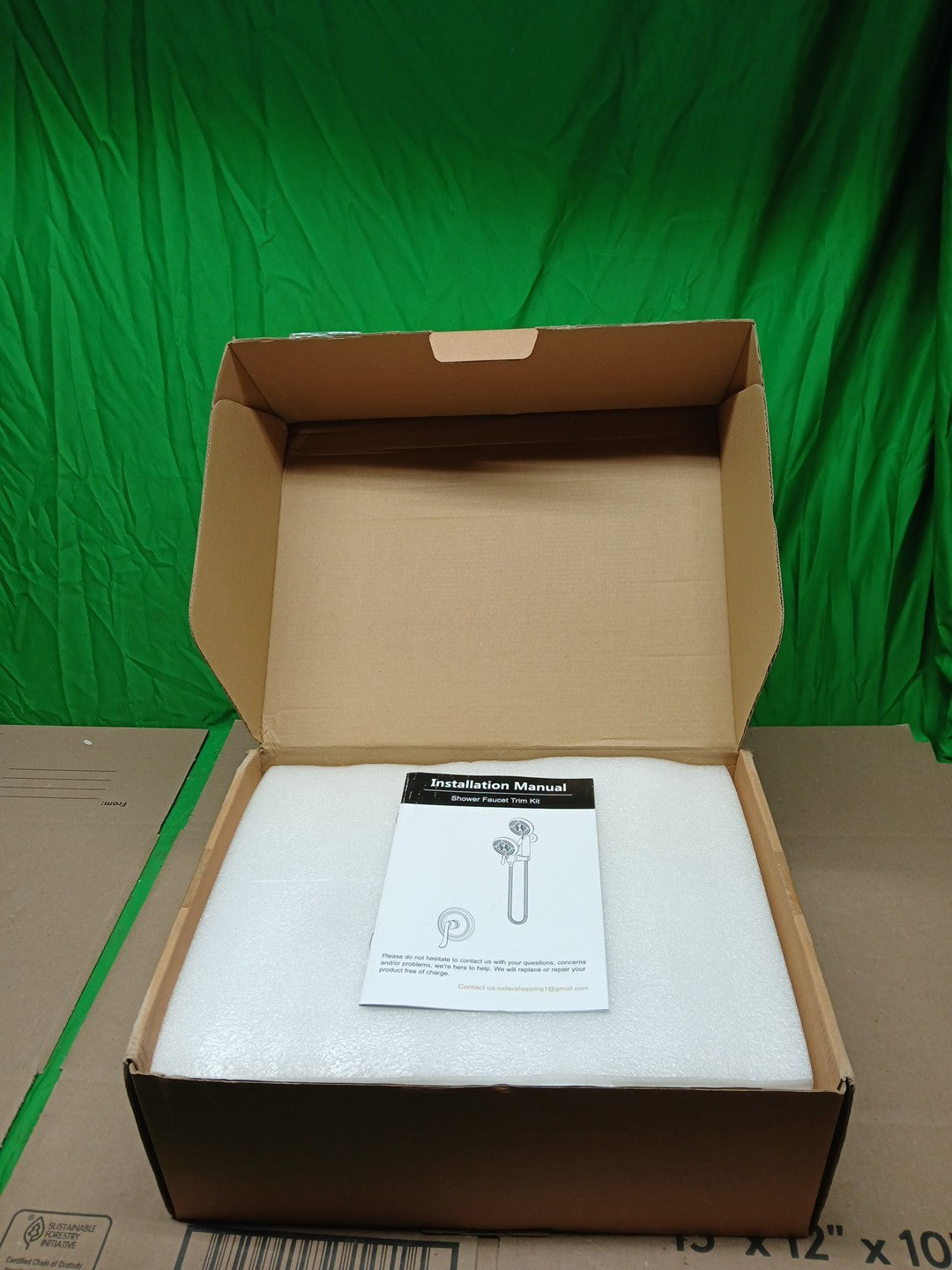 ELLO&ALLO 48-Spray Handheld Tub Shower Faucet w/ 5 in. Shower Head, Nickel