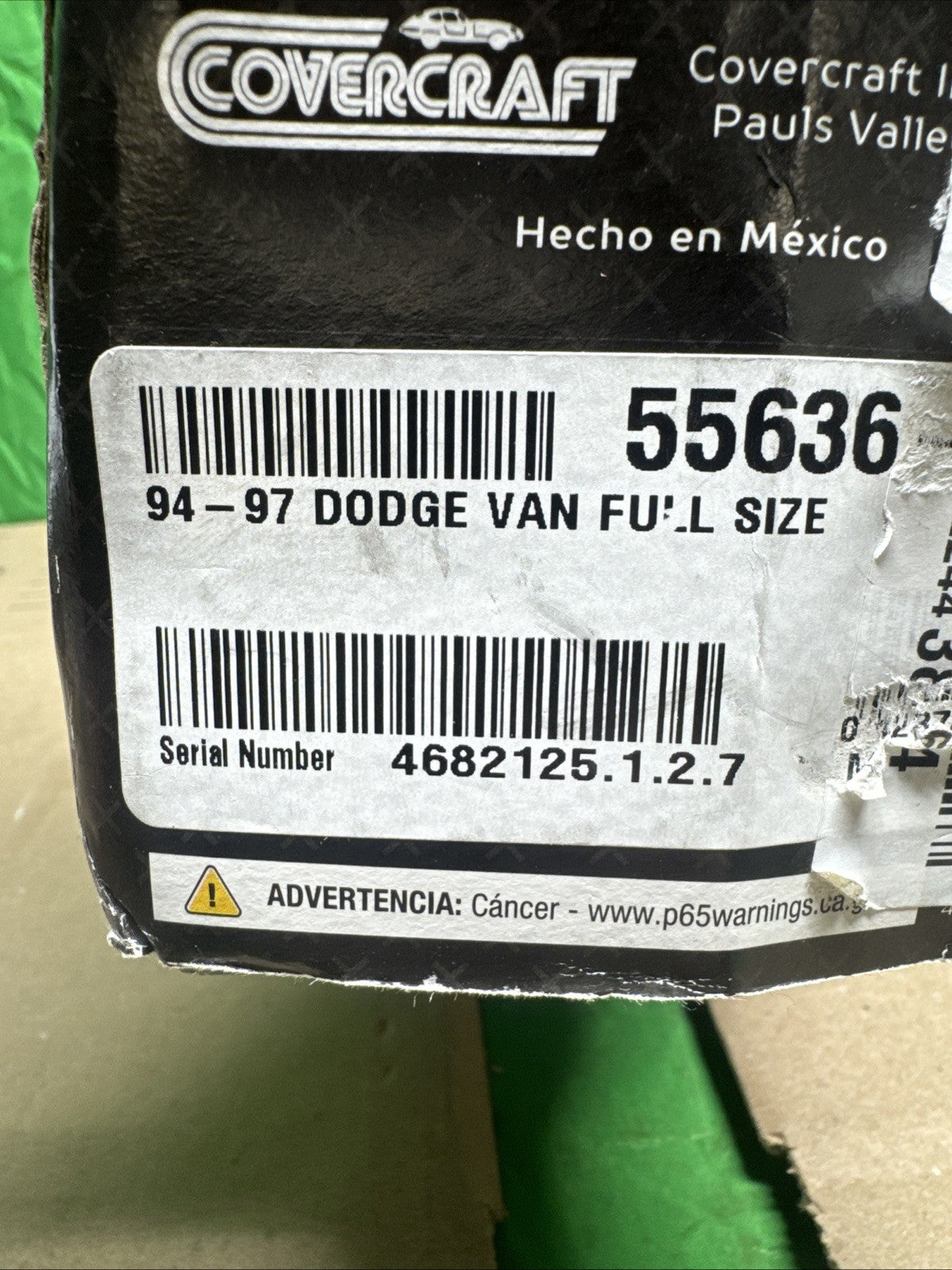 Covercraft LeBra Custom Front End Cover for Dodge Models 94-97 Van Full Size