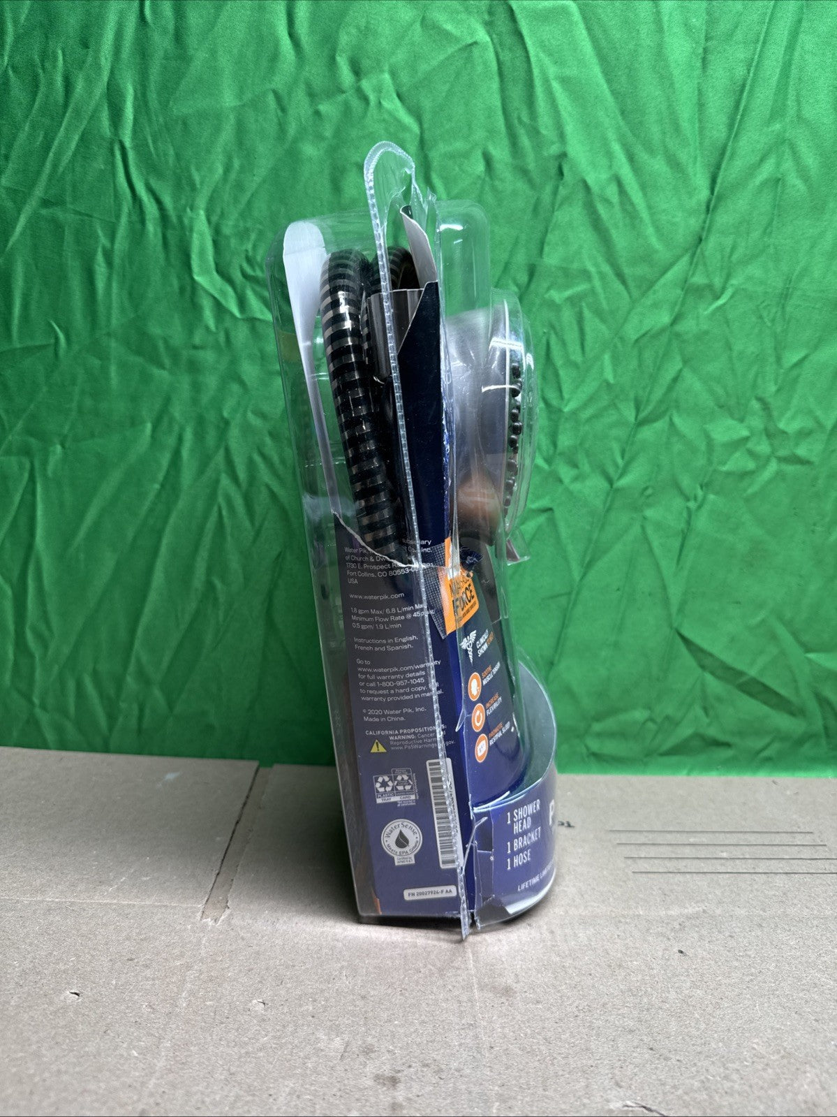 Waterpik PowerPulse Massage Hand Held Shower Head Brushed Nickel 7 Settings E10F