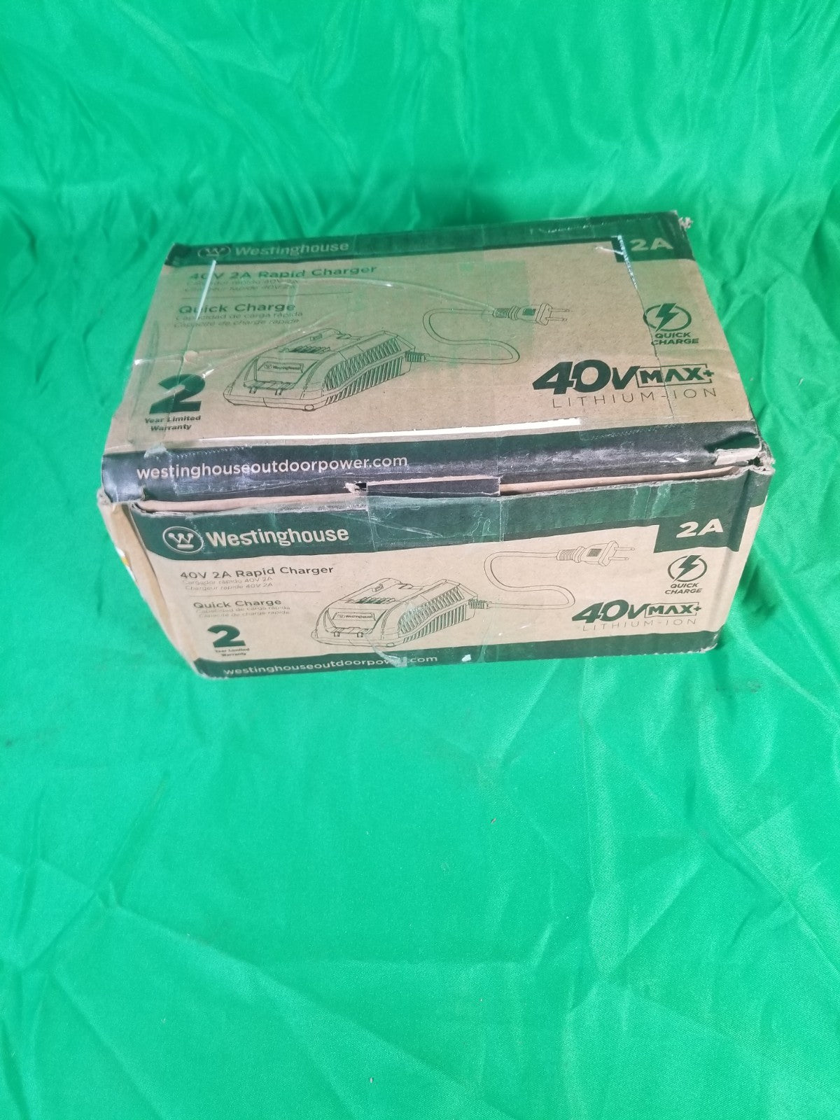 Westinghouse Outdoor Power Equipment 4BC 40V Rapid Battery Charger for 40VMAX...