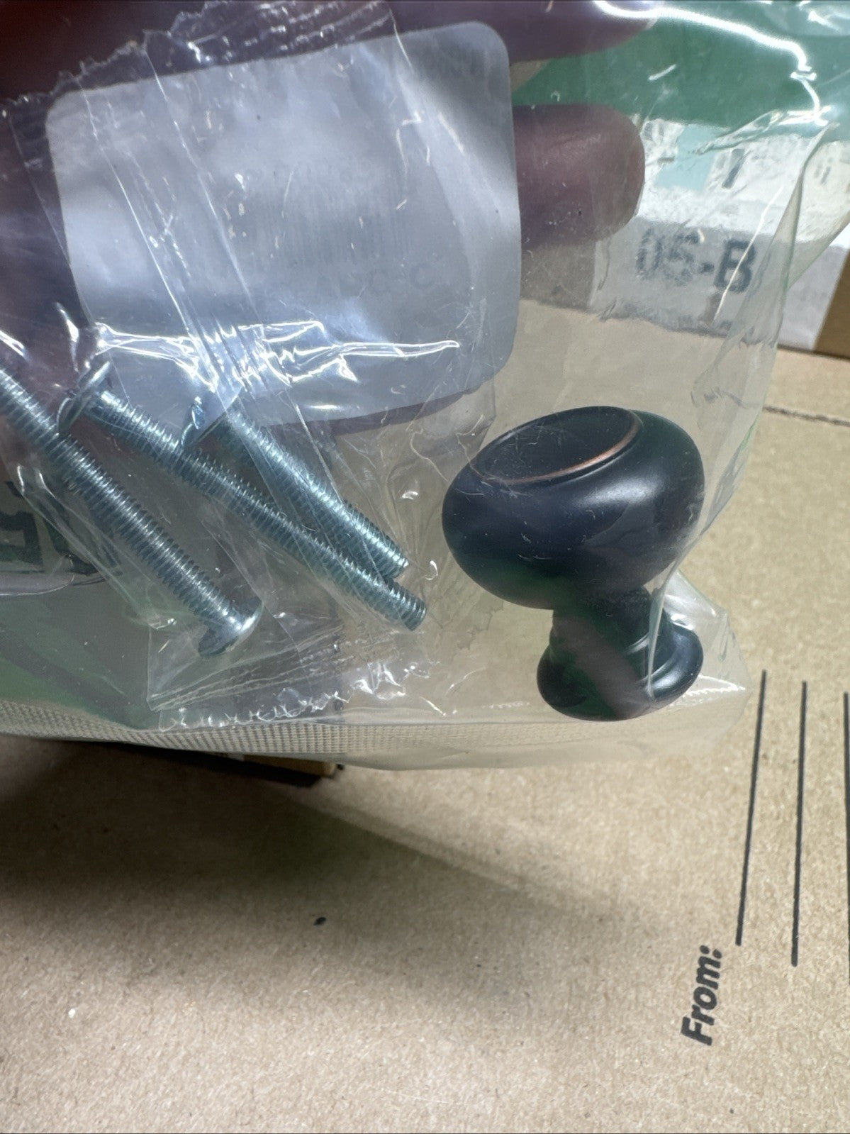 Liberty 12PK Porter P33743C-VBC-C 1-1/8" Delta Oil Rubbed Bronze Cabinet Knob