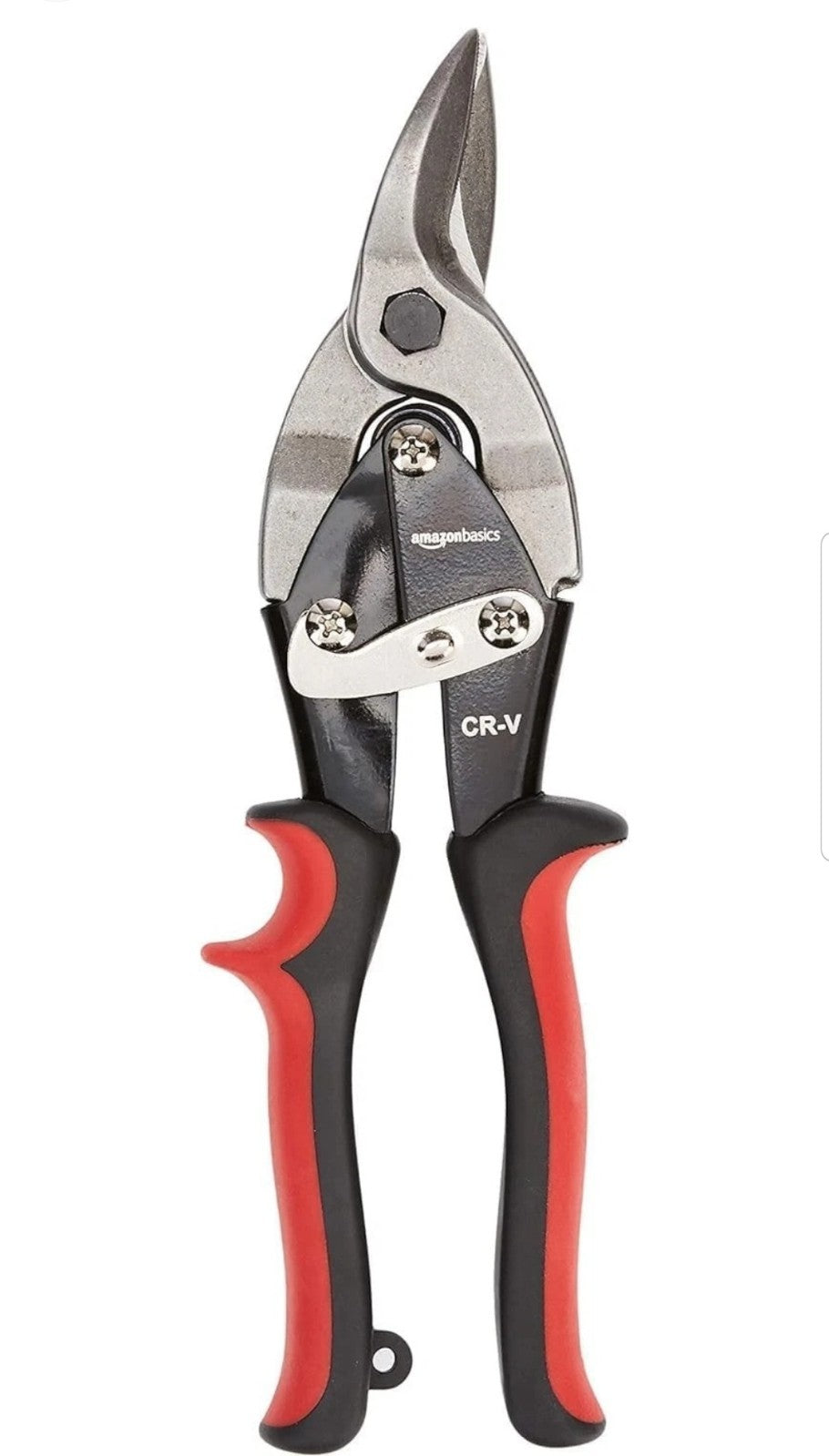 Amazon Basics 3-Piece Aviation Snip Set - Left, Right and 3-Piece, Silver