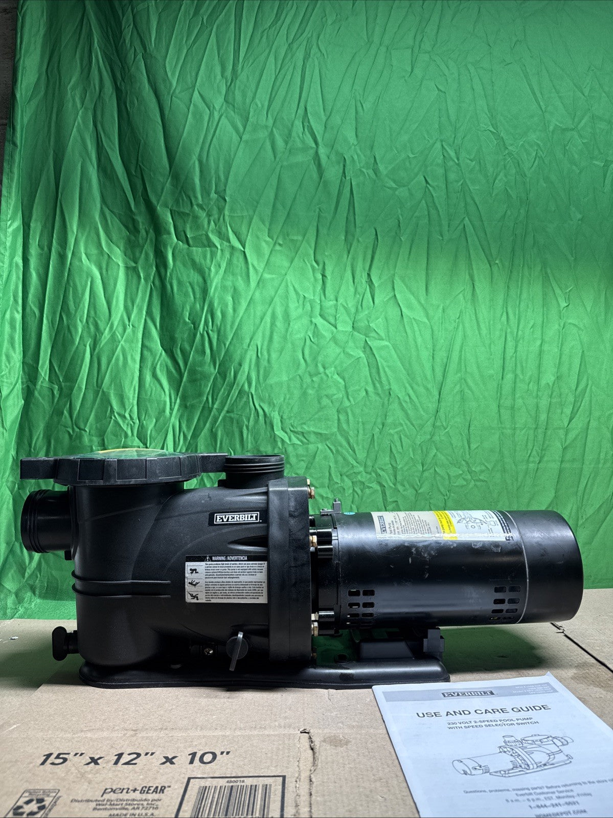 Everbilt 1.5 HP 2-Speed Pool Pump 230-Volt SPP15002-2SP