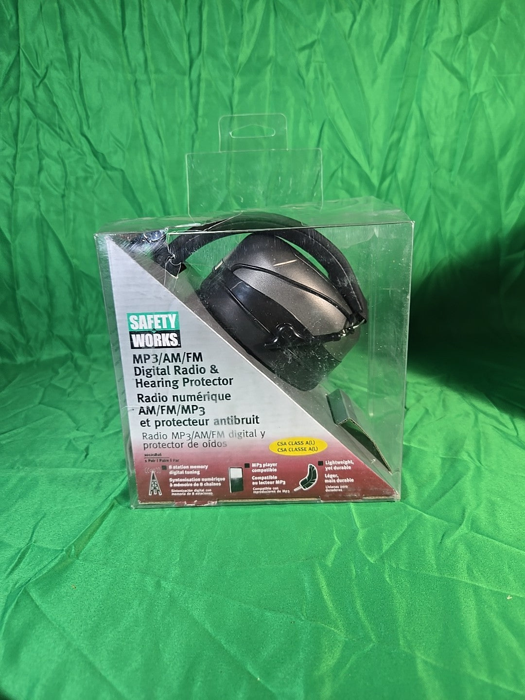 Digital Radio & Hearing Protector Safety Earphones, MP3/AM/FM