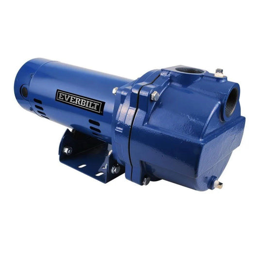 Everbilt 1-1/2 HP Cast Iron Lawn Irrigation Pump Sprinkler Pump NEW Open Box