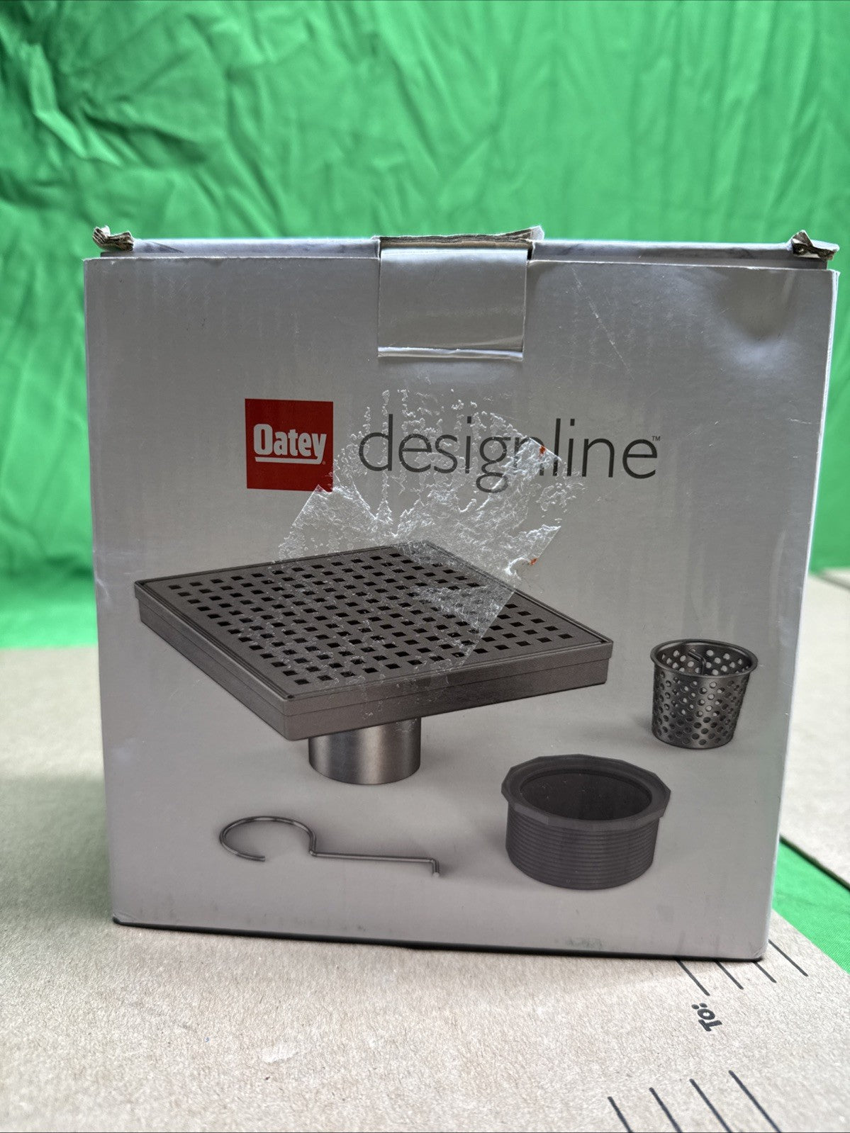 Oatey Designline 6"x 6" Square Shower Drain Stainless Steel SQUARE DESIGN