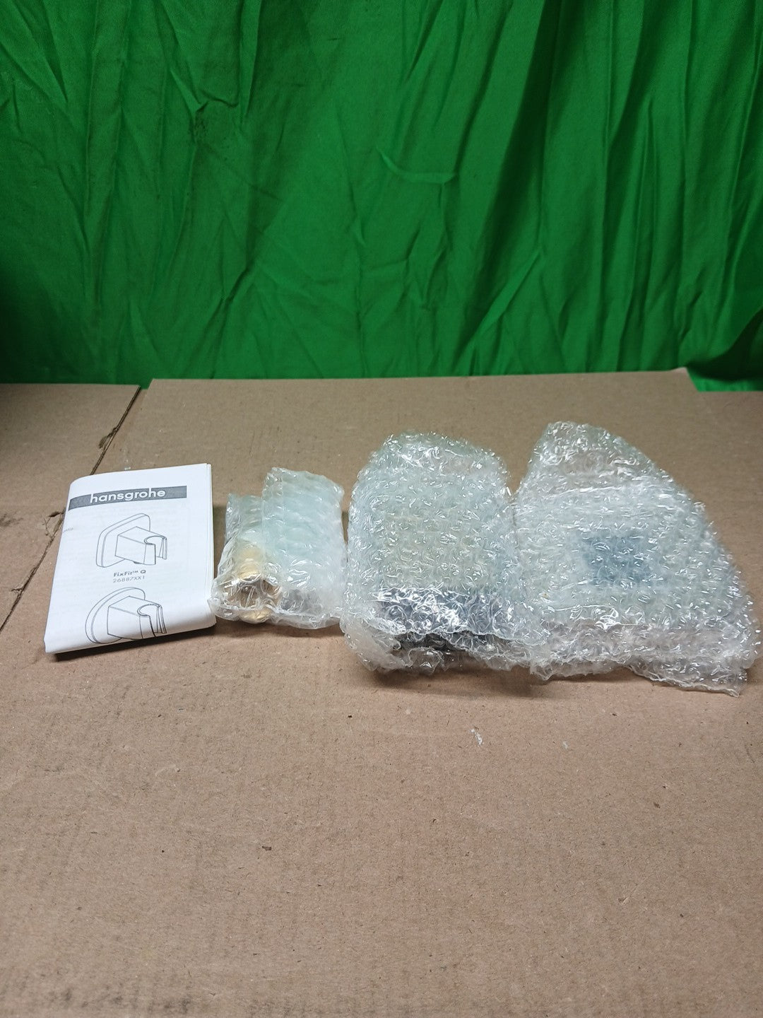 Hansgrohe FixFit Q Wall Outlet, Brushed Bronze, 26887140 Shower Holder NEW OPENB