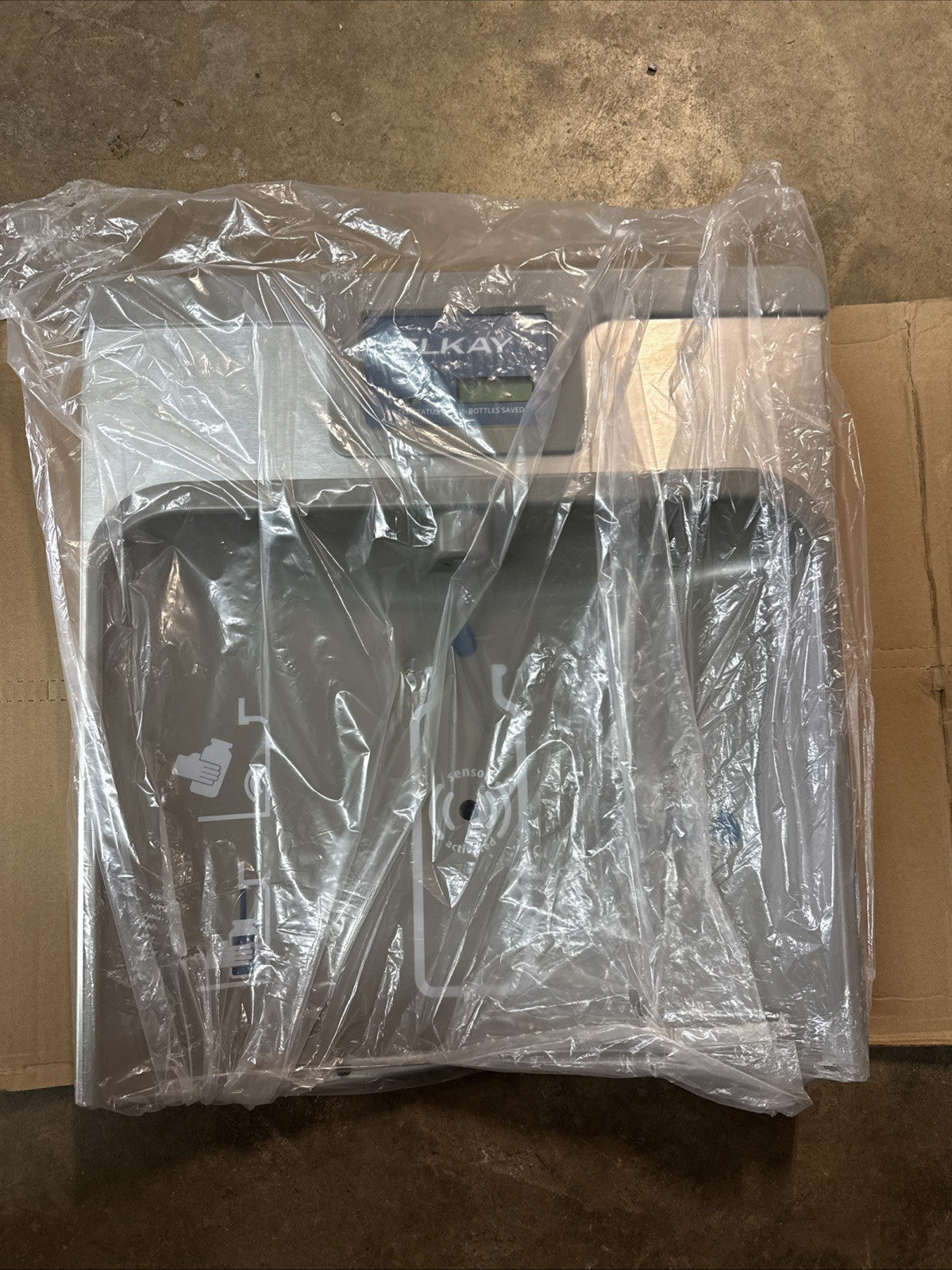 Elkay Wall Mounted Bottle Filler ONLY for LZS8WSLP New With Damage To Back READ