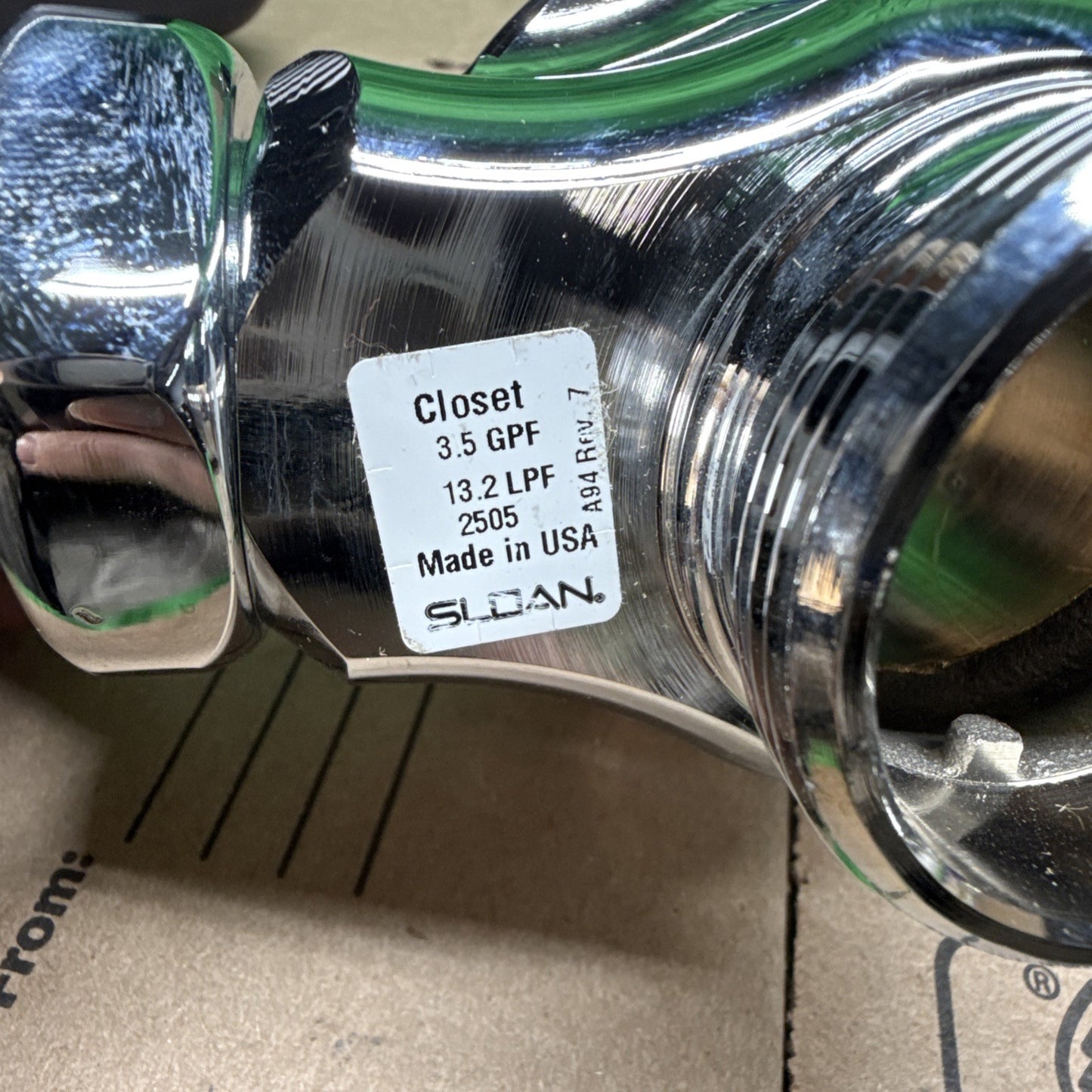 SLOAN EBV138A SENSOR ASSEMBLY, FLUSHOMETER, VALVE KIT, Closet 3.5gpf, READ DESCR