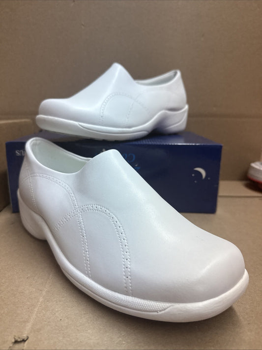 24 HOUR COMFORT Sofia Women's 12 Wide Width Slip-On Leather Loafers