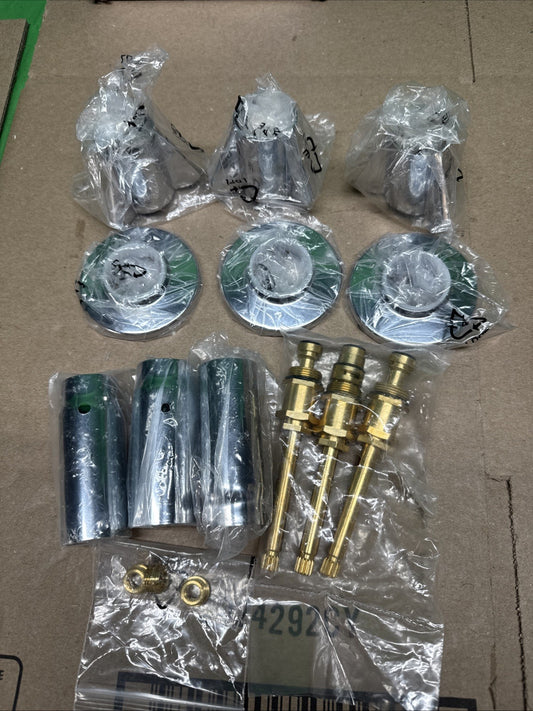 Danco 39620 Tub/Shower 3-Handle Remodeling Trim Kit in Chrome for Sayco