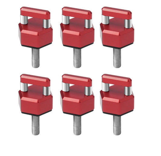 6X Aluminum Hard Top Quick Removal Fastener Thumb Screw for jeep Wrangler JK JL