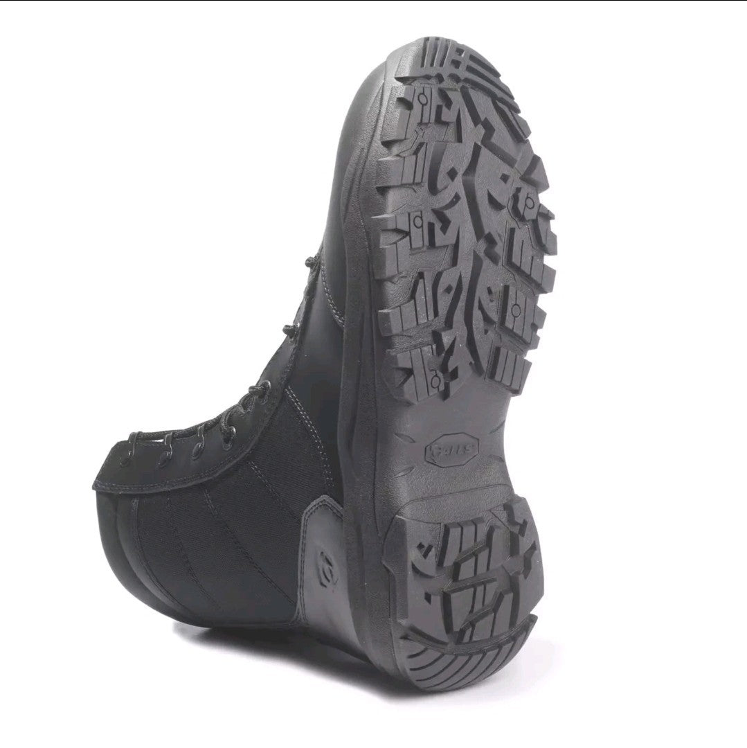 Galls 8" Duty Work Boots Men's Sz 8M Black Leather Soft Toe Tactical Lace Up