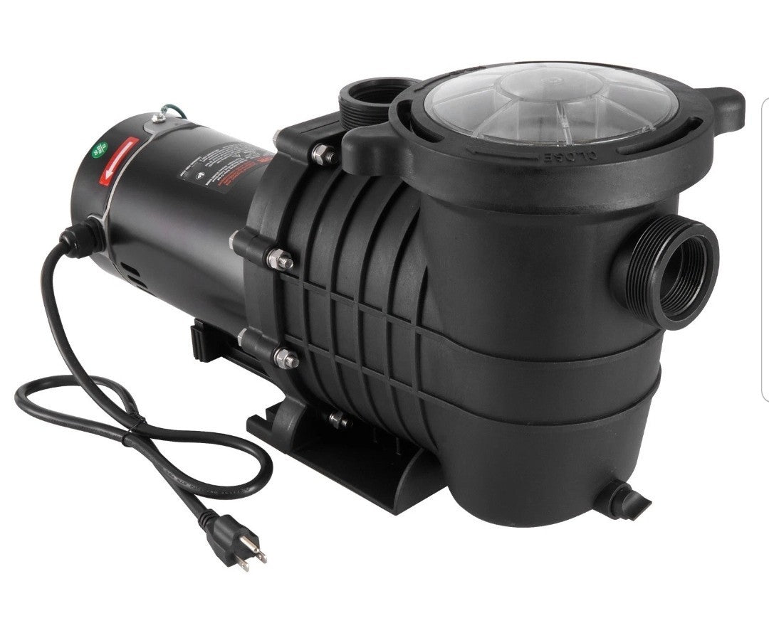 VEVOR Above Ground Swimming Pool Pump Single Speed 1 HP 80 GPM 110V / 240V
