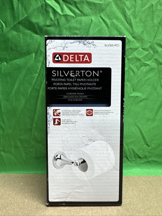 Delta Silverton SLV50-PC1 Pivoting Toilet Paper Holder in Chrome