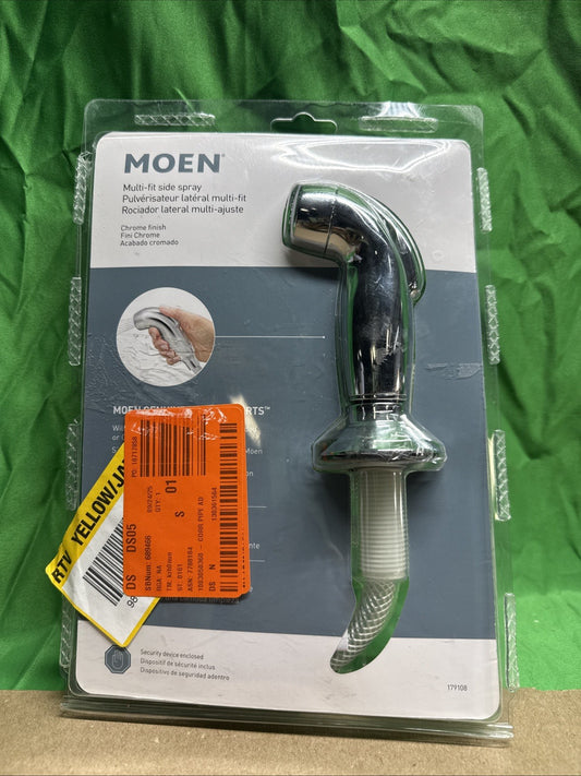 Moen 179108 Universal Kitchen Faucet Side Spray Chrome NEW OPEN BOX