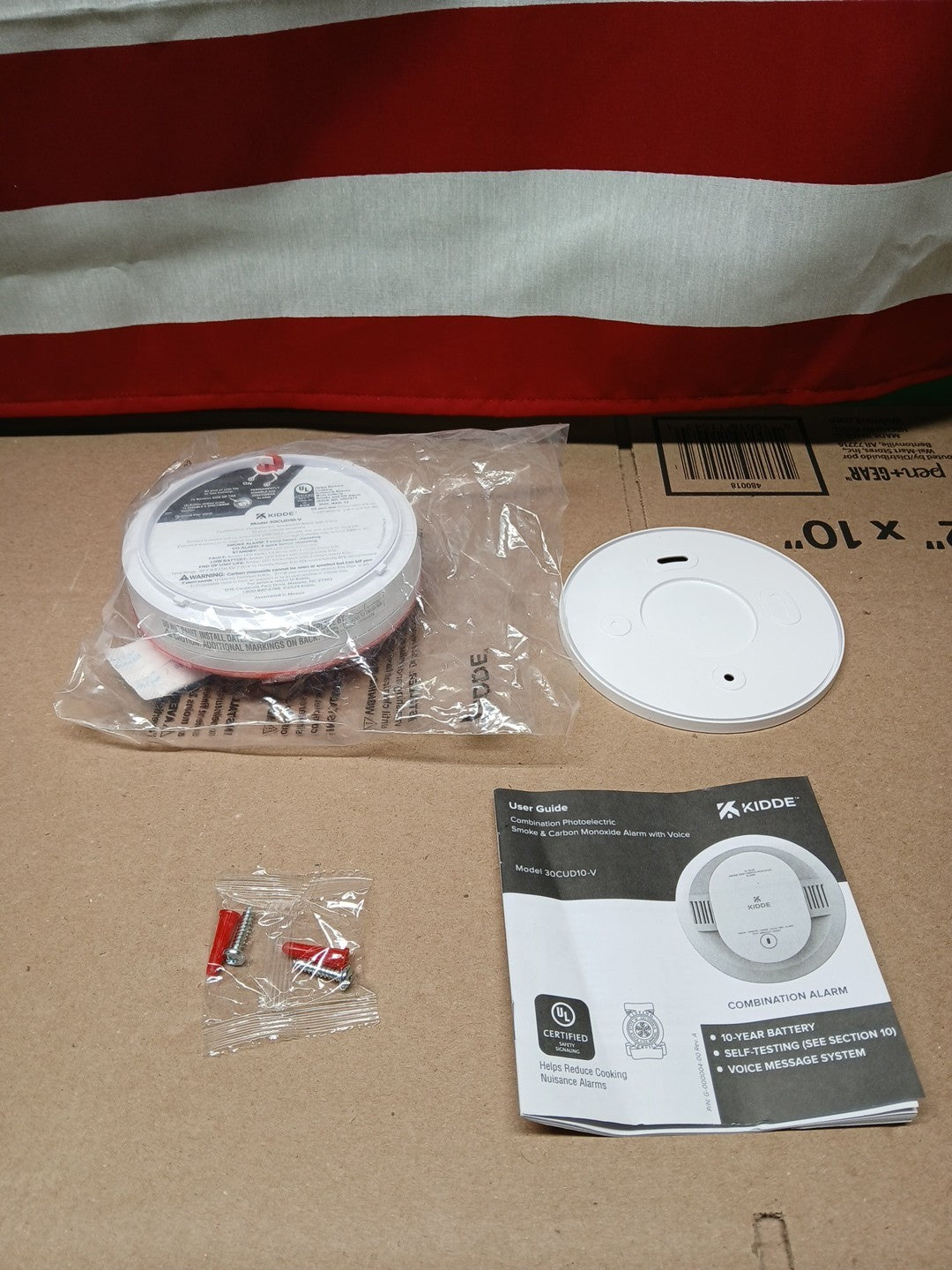 Kidde Detect 30CUD10-V Smoke + Carbon Monoxide Alarm - 10Yr Battery (E10038055)