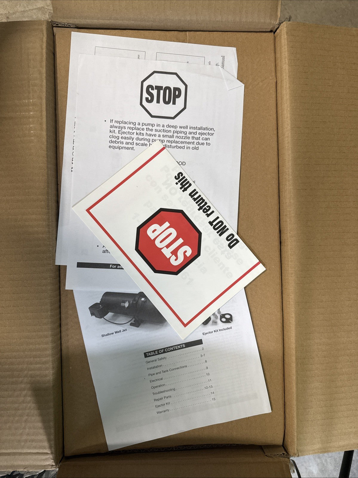 Eco-Flo 3/4 HP Convertible Deep Well Jet Pump  Cast Iron