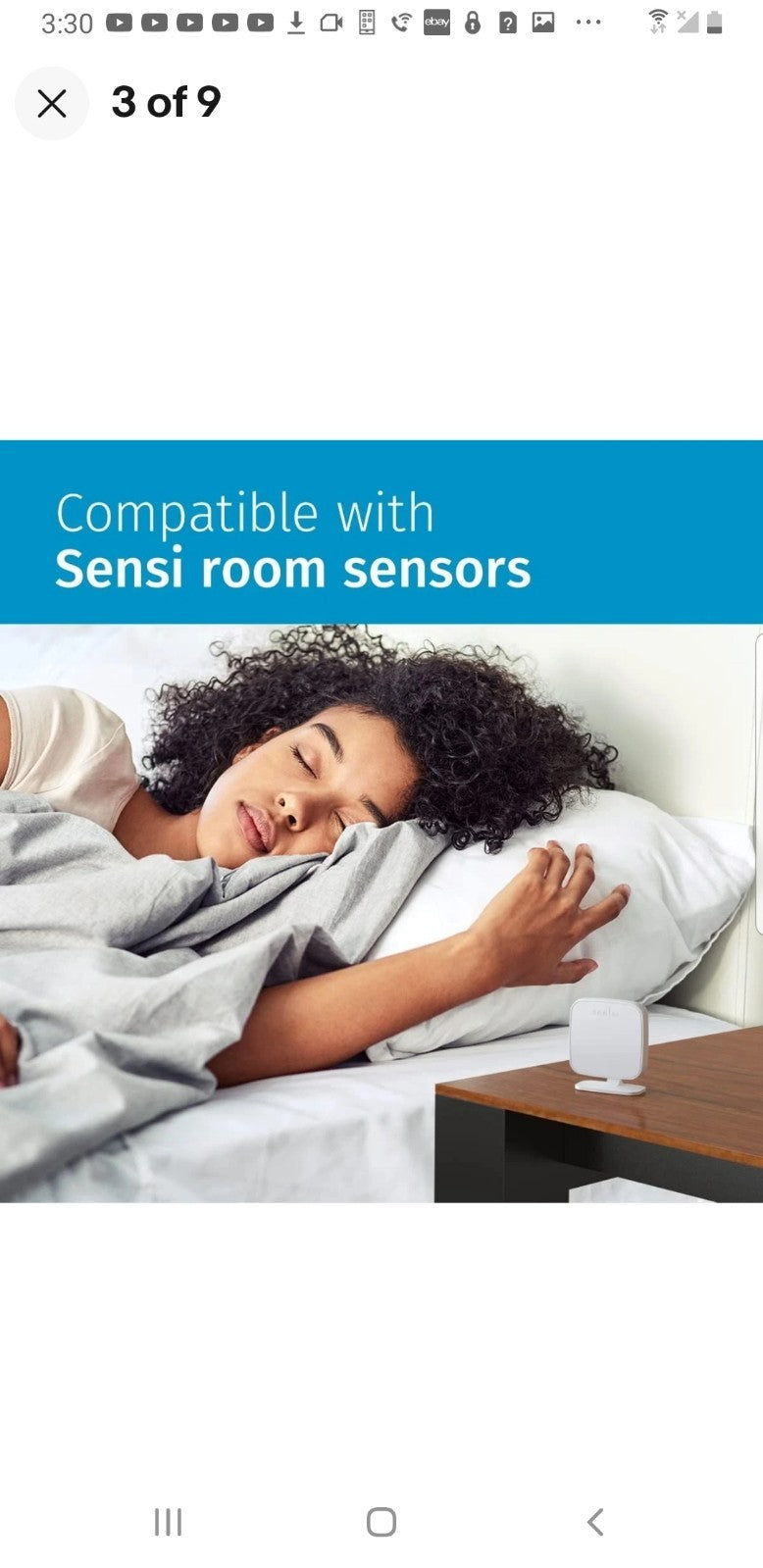 Sensi Touch 2 Smart Thermostat with Touchscreen Color Display ST76