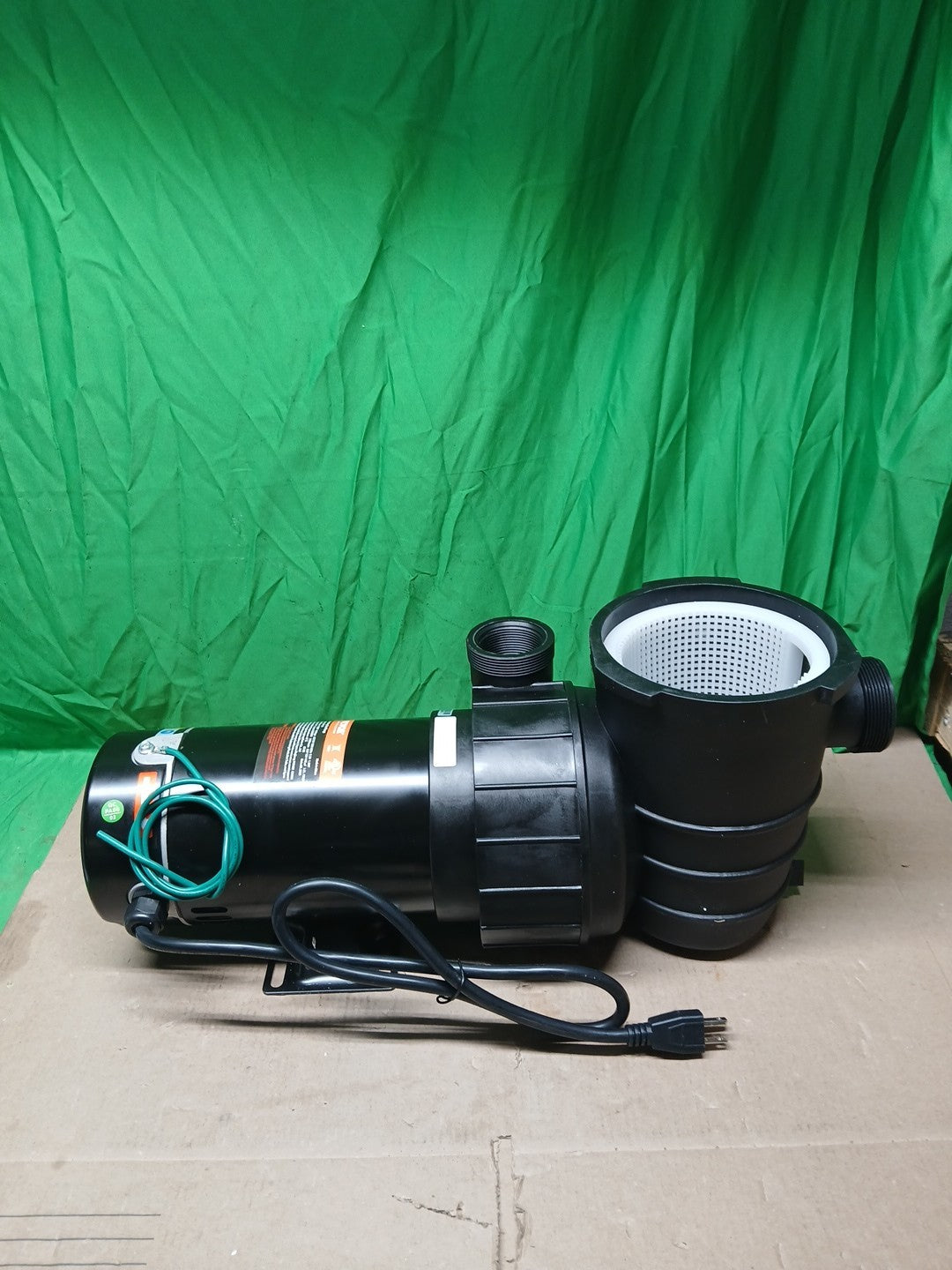 VEVOR Swimming Pool Pump 1.5HP 115V 1100W, Single Speed Pumps for Above Ground,