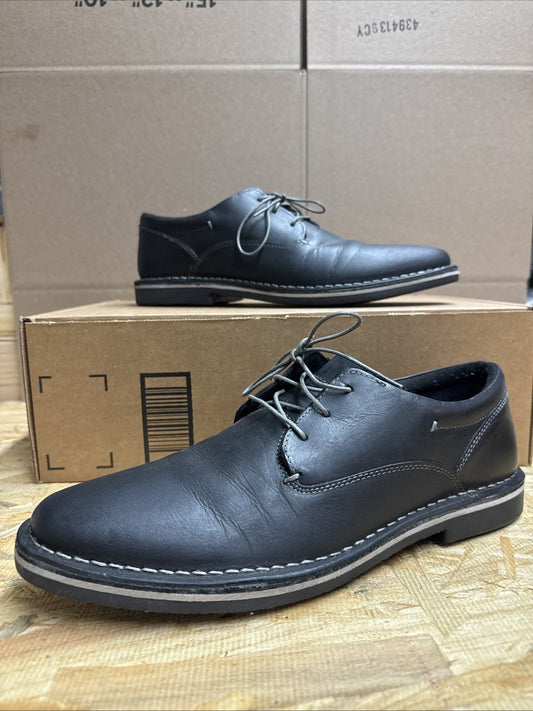Steve Madden - Men's Harpoon Oxford Shoes, Black, Size 10.5