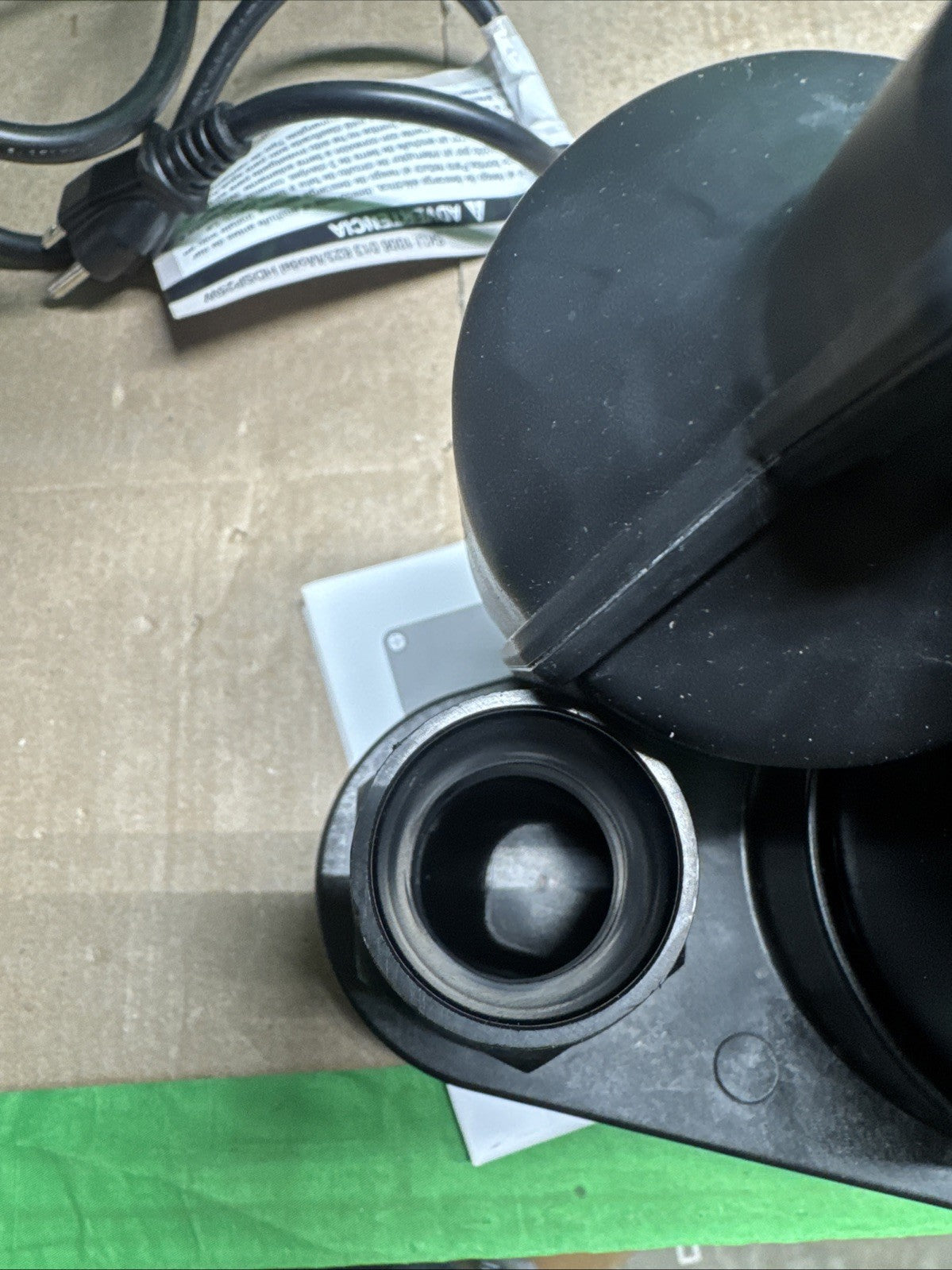 Everbilt 1/4 HP Aluminum Sump Pump w/ Tether Float Switch HDSP25W USED TESTED—-