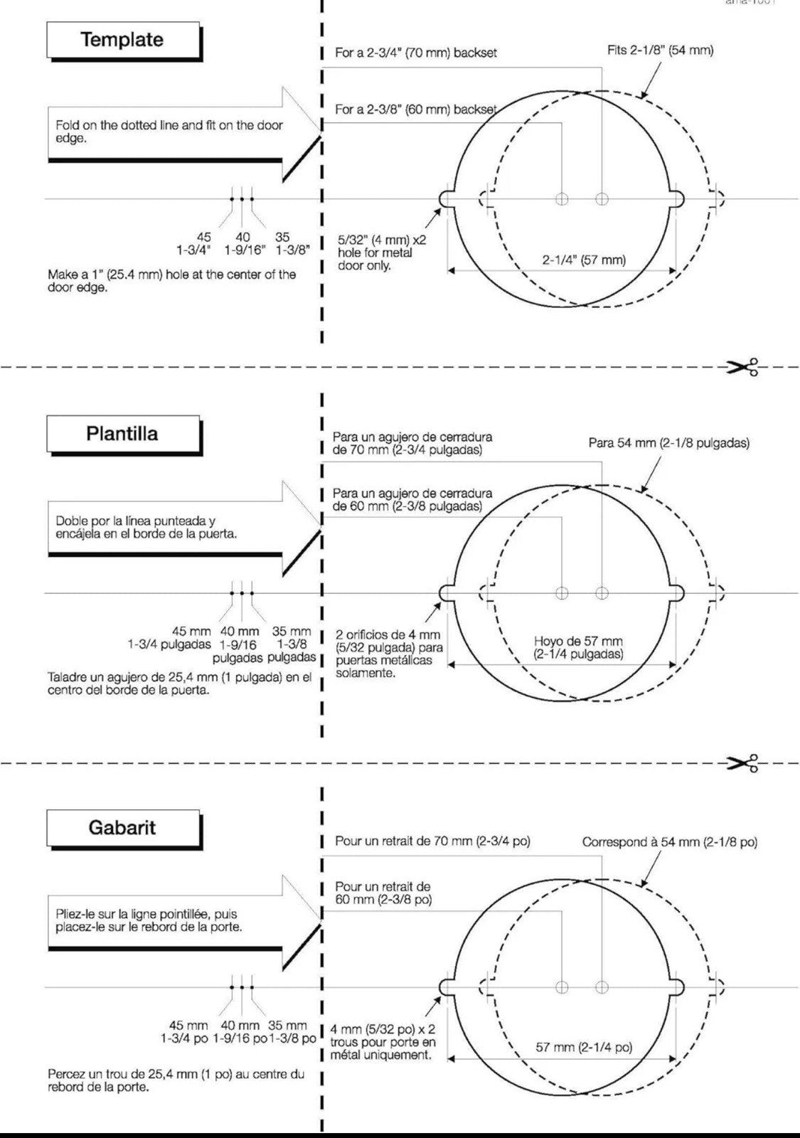 Straight Door Lever, Passage, Satin Nickel, 1-Pack