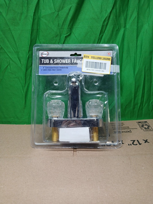 Danco 2-Handle Home Faucet Plastic Chrome 33158