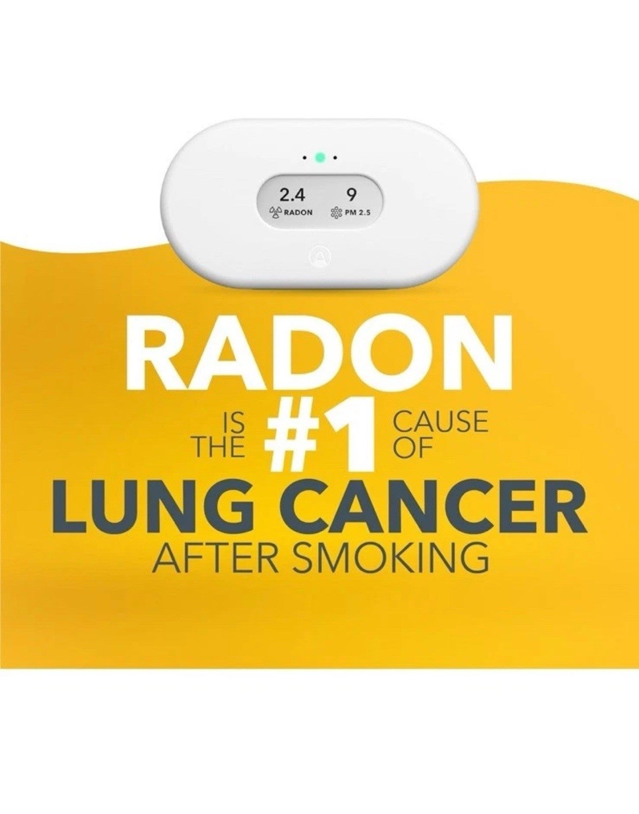 Airthings 2960 View Plus - Battery Powered Radon & Air Quality Monitor