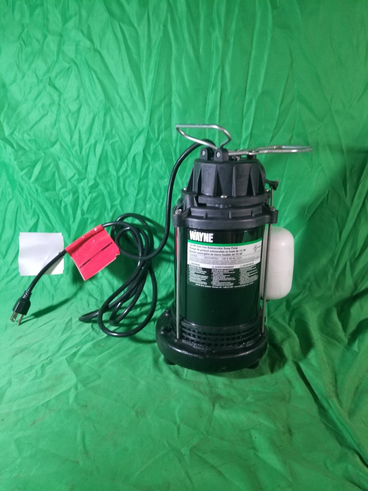 WAYNE CDU800 1/2 HP Submersible Cast Iron and Steel Sump Pump With Integrated