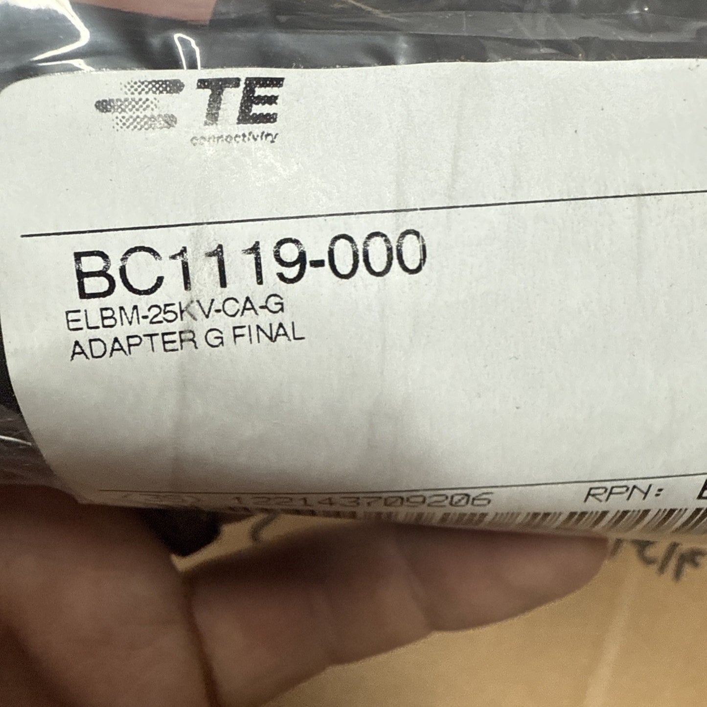 TE Connectivity 15/28kV 600A Cable Adapter Size G 1.22-1.42 (31-36.1MM)