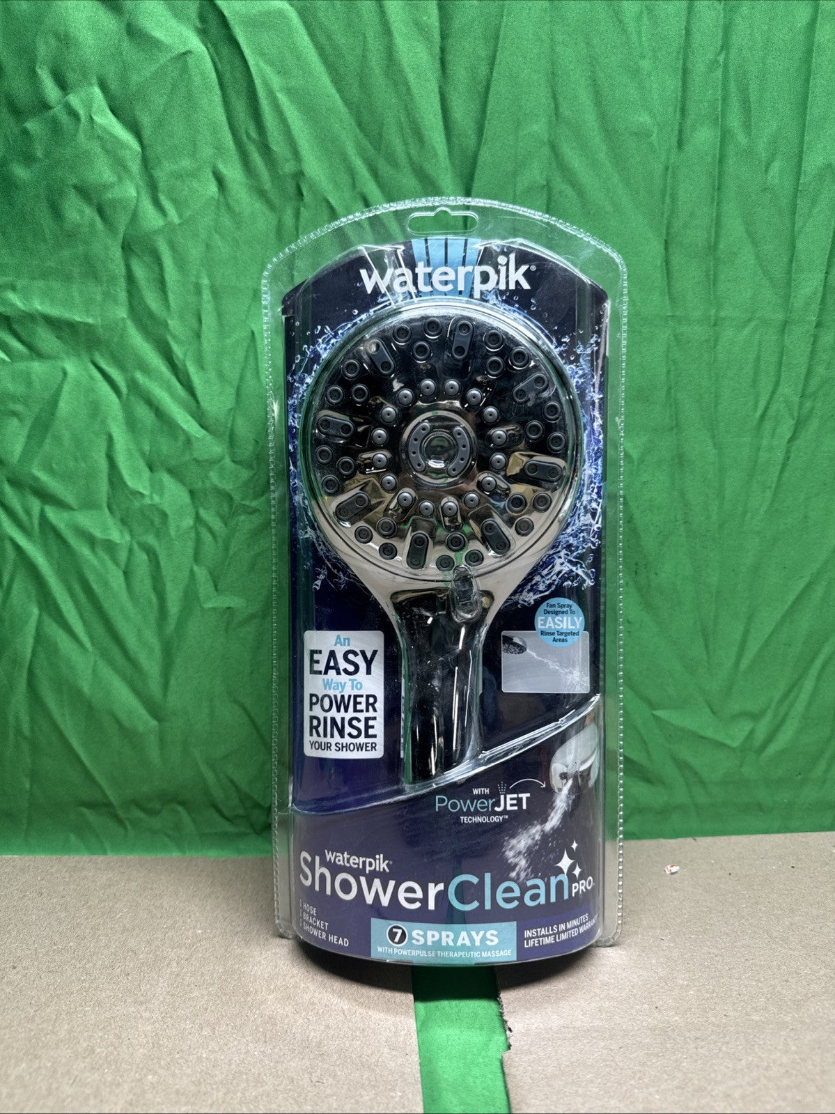 7-Spray Patterns w/ 1.8 GPM 4.75" Wall Mount Adjust Handheld Shower Head, Chrome