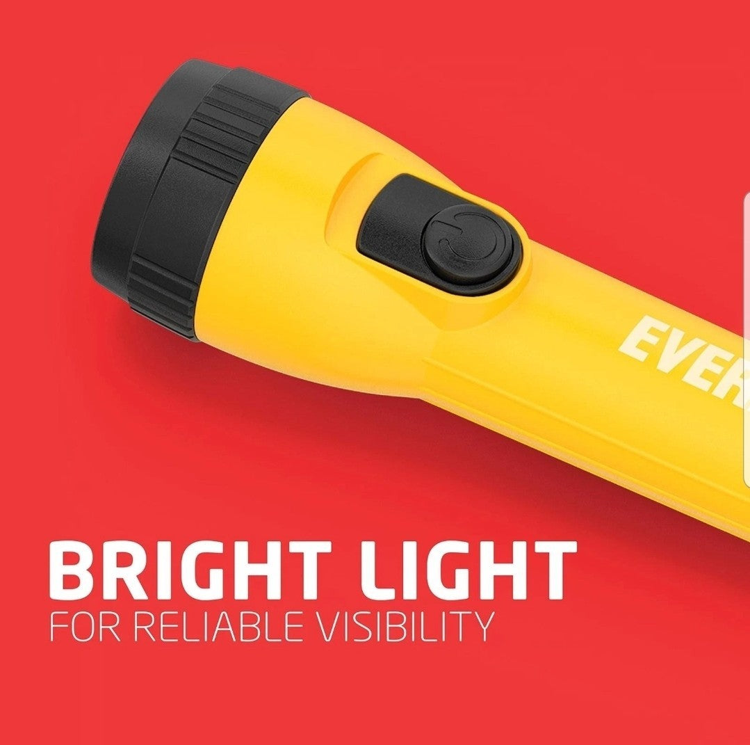 Eveready LED Flashlight (8-Pack) Bright Reliable Flashlights With Batteries
