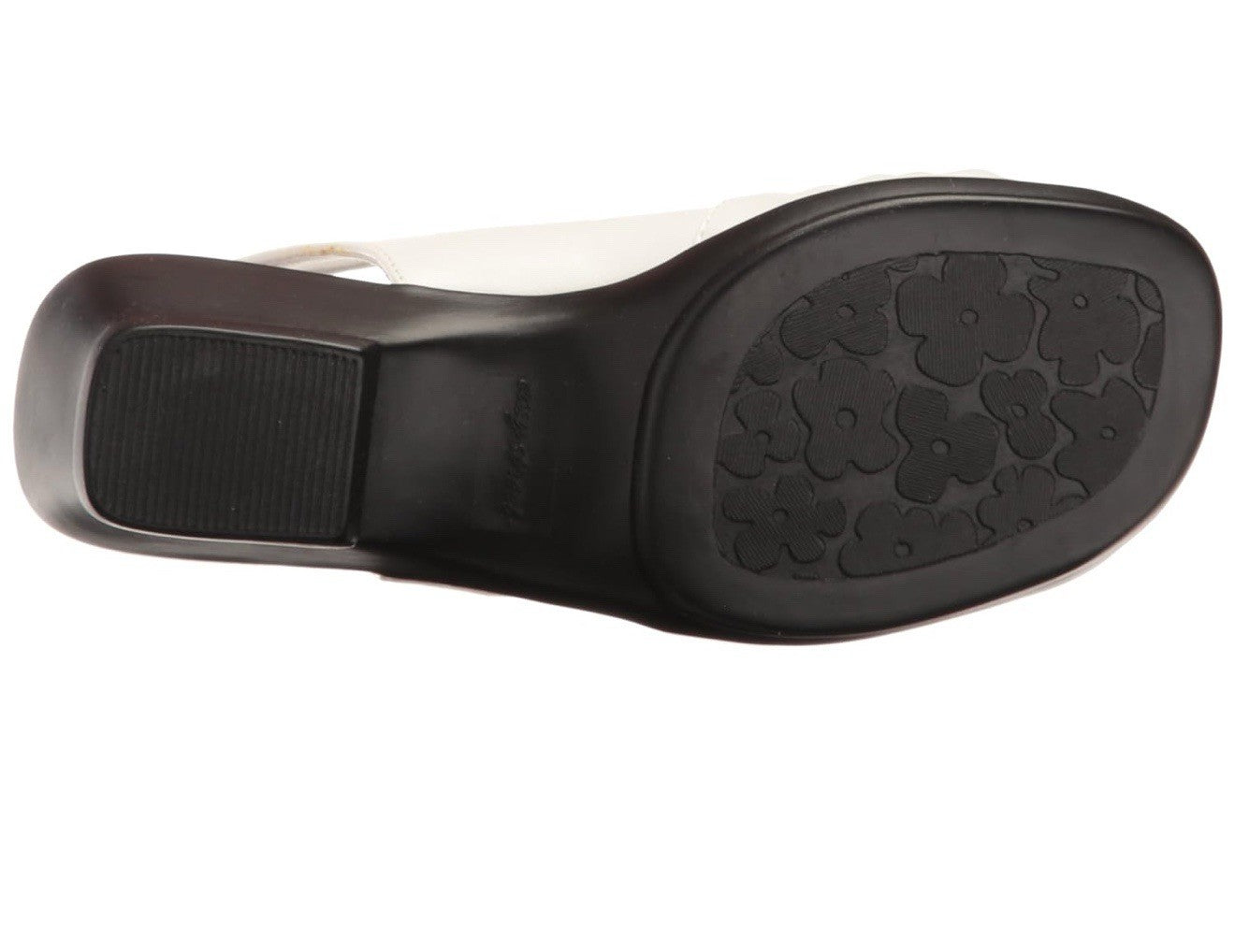 Easy Street womens size 11 M Fantasia healed sandals white 1.25” heel