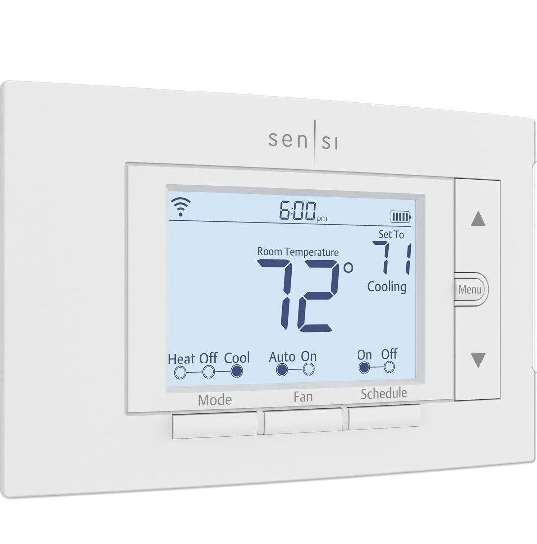 Emerson Sensi Wi-Fi Smart Thermostat 7-Day Programmable No C-Wire Needed