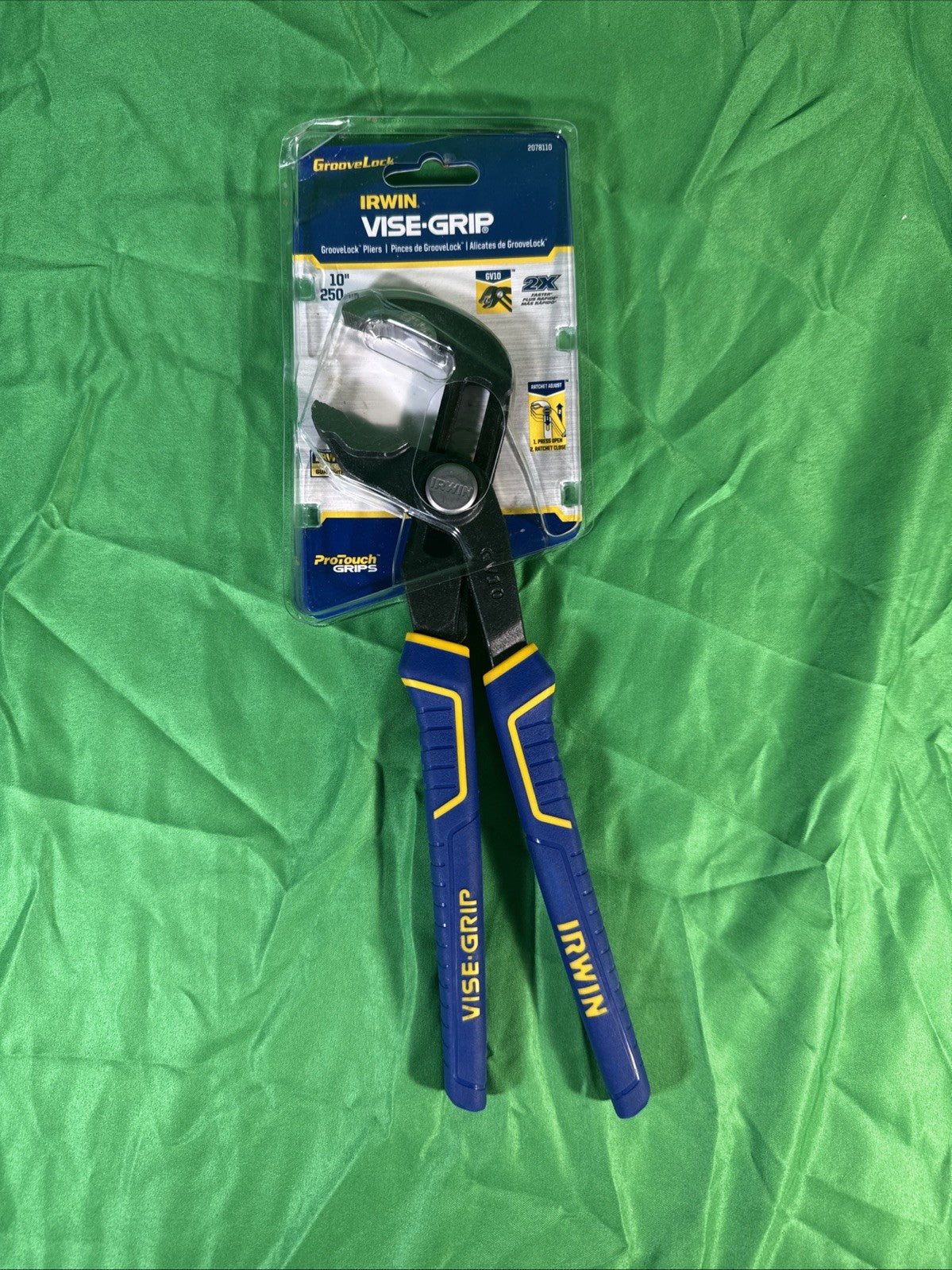 Irwin Vise-Grip 10" Groove Lock Adjustable Pliers 2078110 GV10